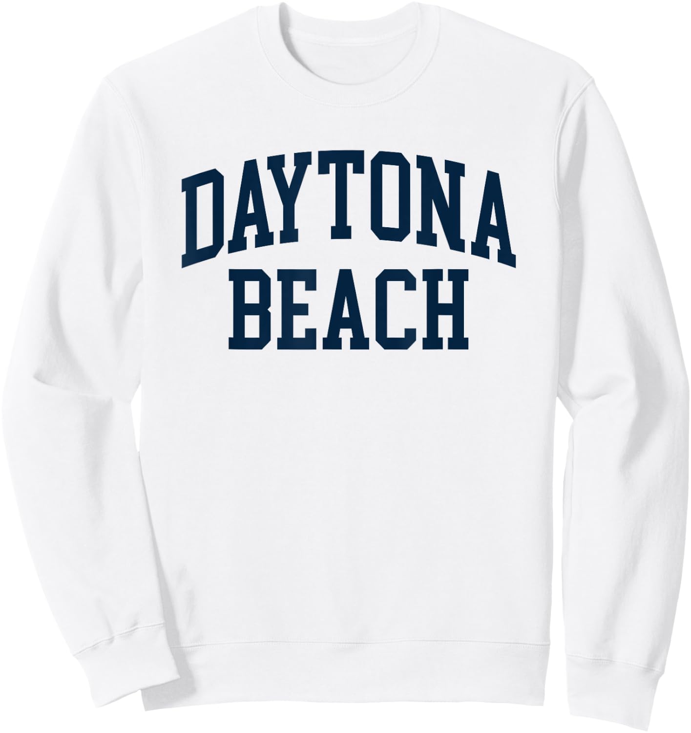 Daytona Beach Florida Souvenir Retro Preppy Throwback Men Women Kids Sweatshirt - Sweatshirt | White
