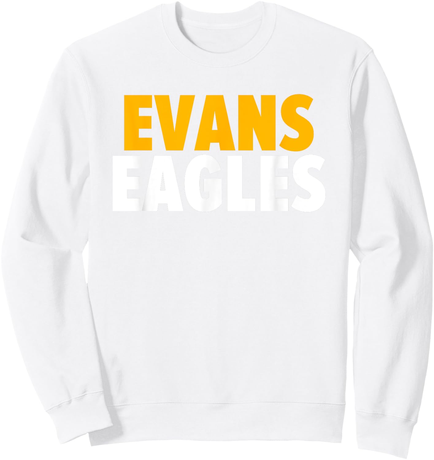 Evans Eagles Bold Sweatshirt - Sweatshirt | White