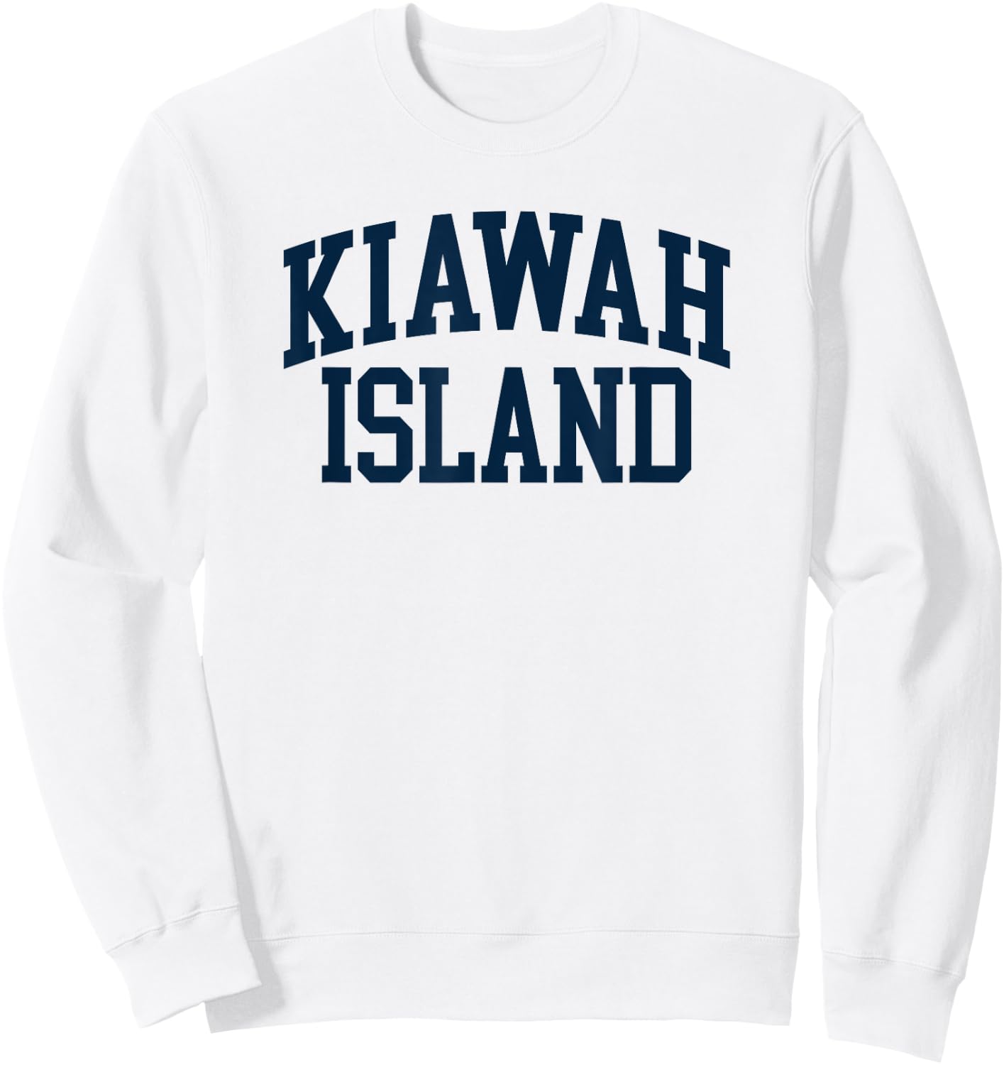 Kiawah Island South Carolina Souvenir Retro Preppy Throwback Sweatshirt - Sweatshirt | White