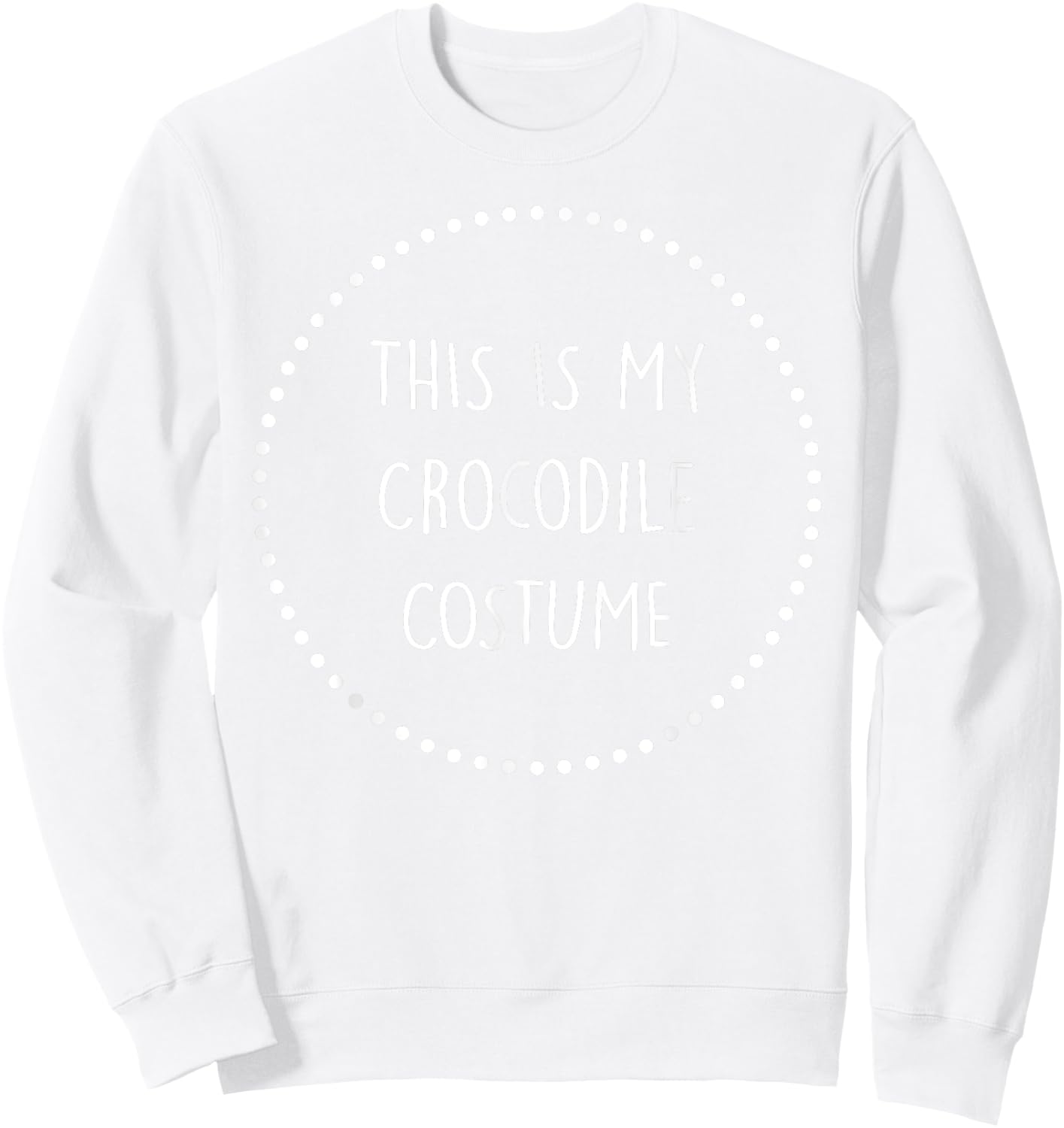 Crocodile Costume Sweatshirt - Sweatshirt | White