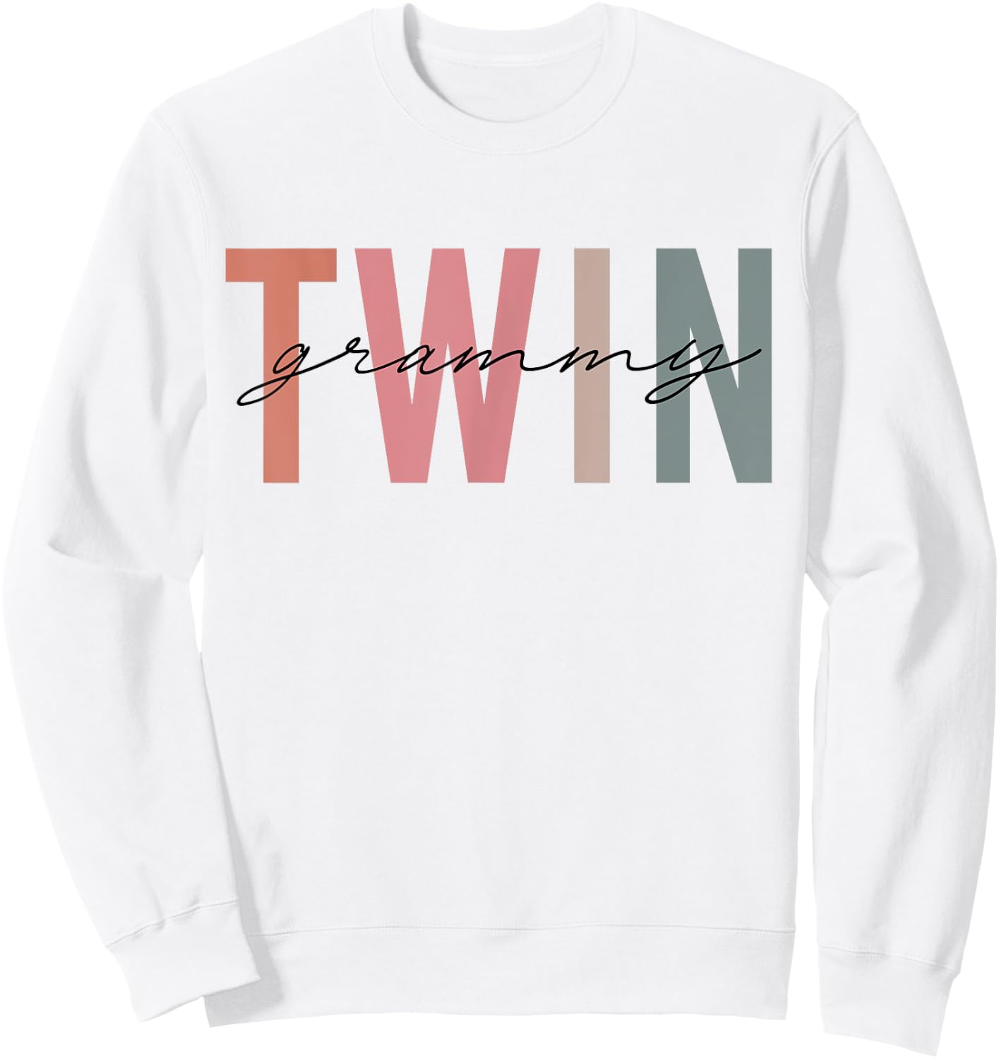 Cute Twin Grammy Grandma Sweatshirt - Sweatshirt | White