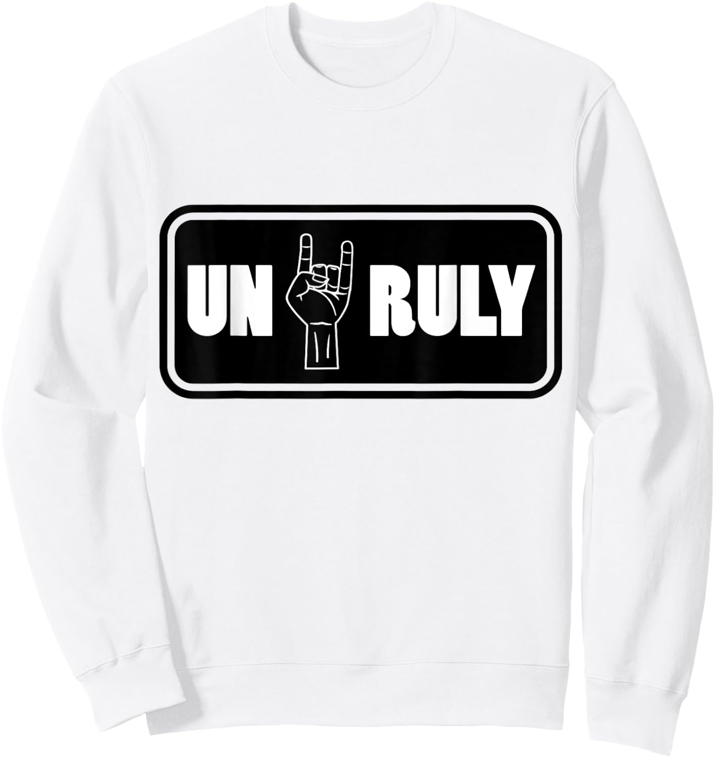 Unruly Jamaican Dancehall Reggae Music Island Sweatshirt - Sweatshirt | White