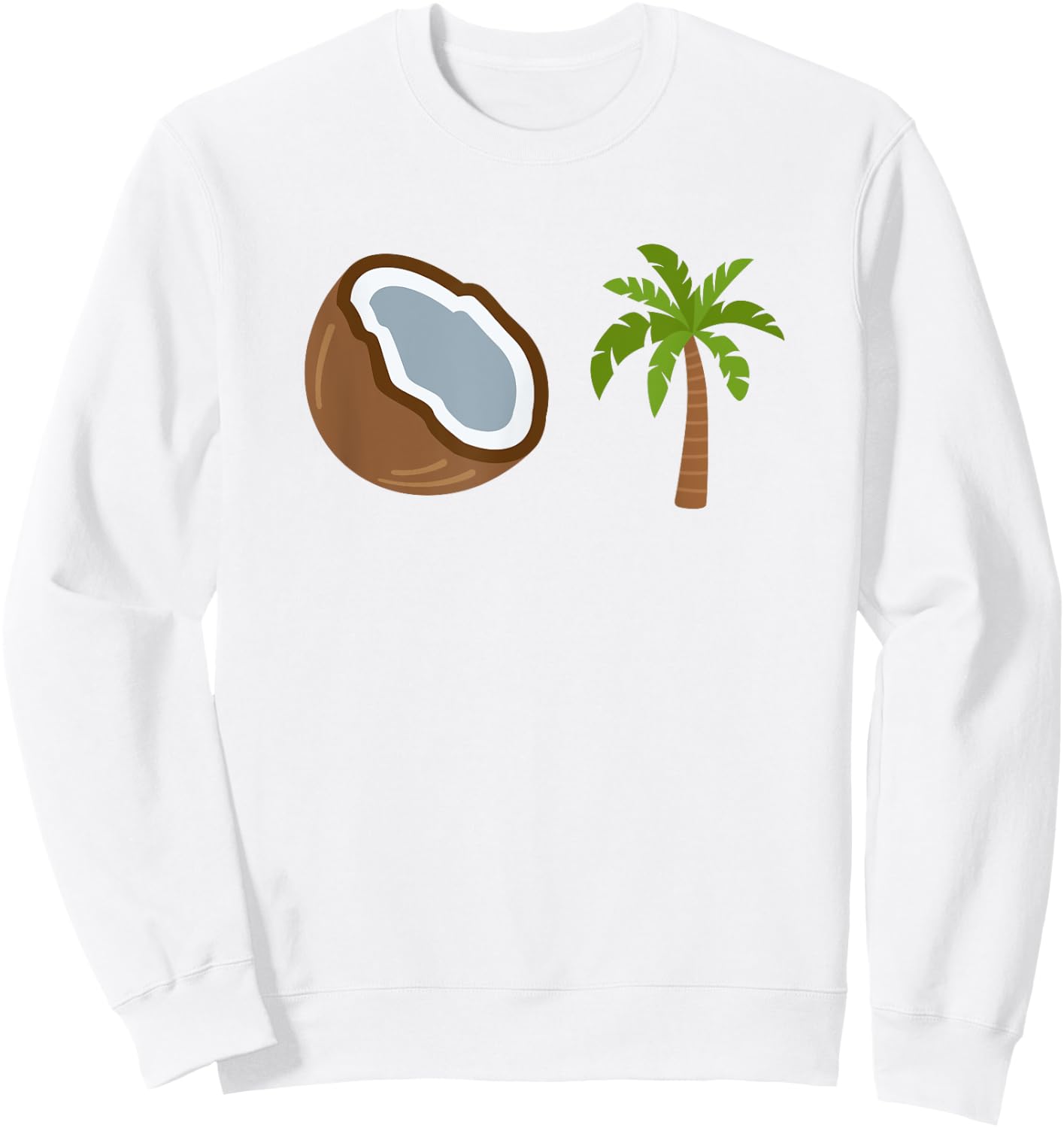 Coconut Tree Meme - Patriotic Kamala Statement USA Democrat Sweatshirt - Sweatshirt | White
