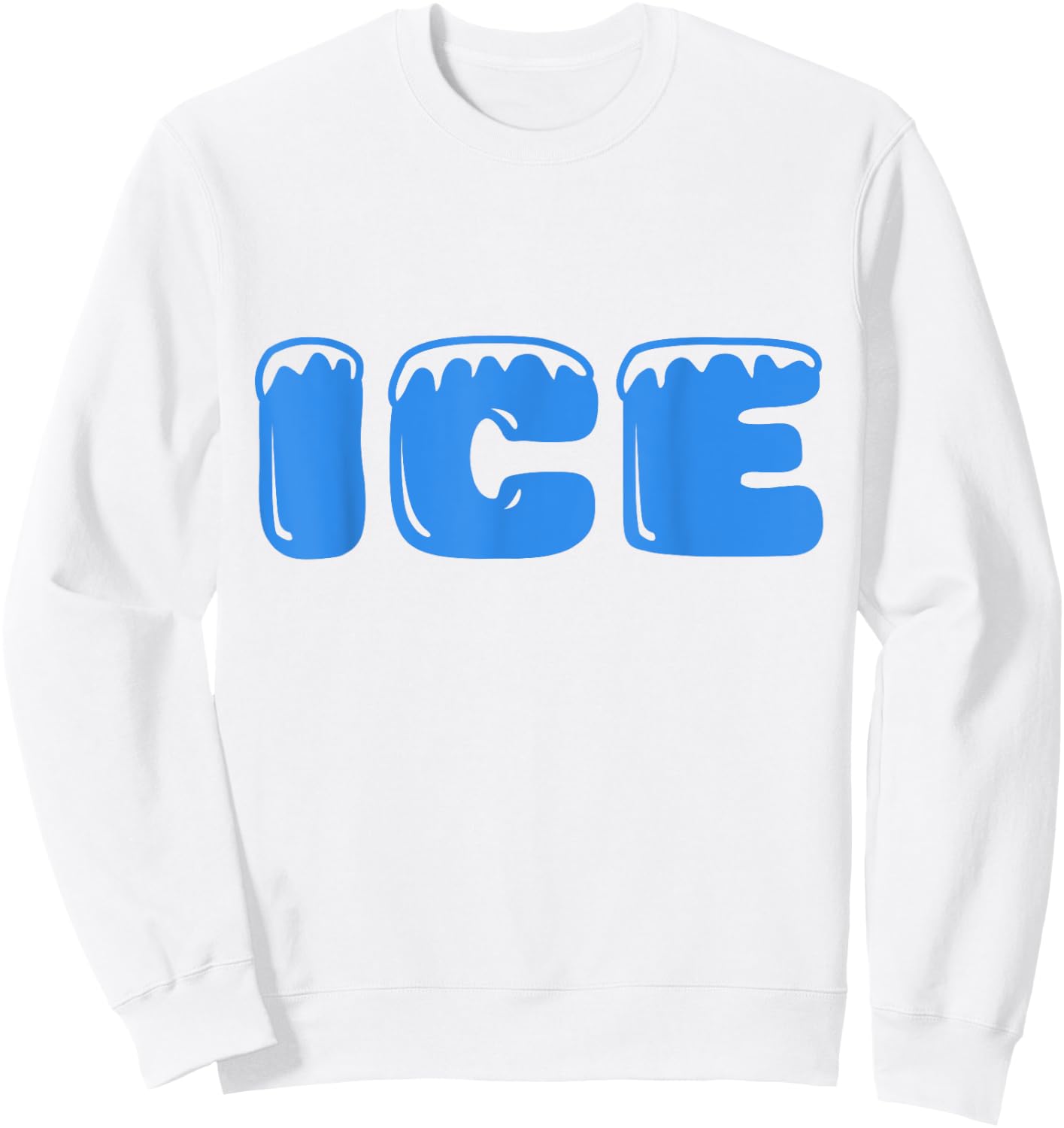 funny fire and ice halloween 2024 Costume Family Matching Sweatshirt - Sweatshirt | White