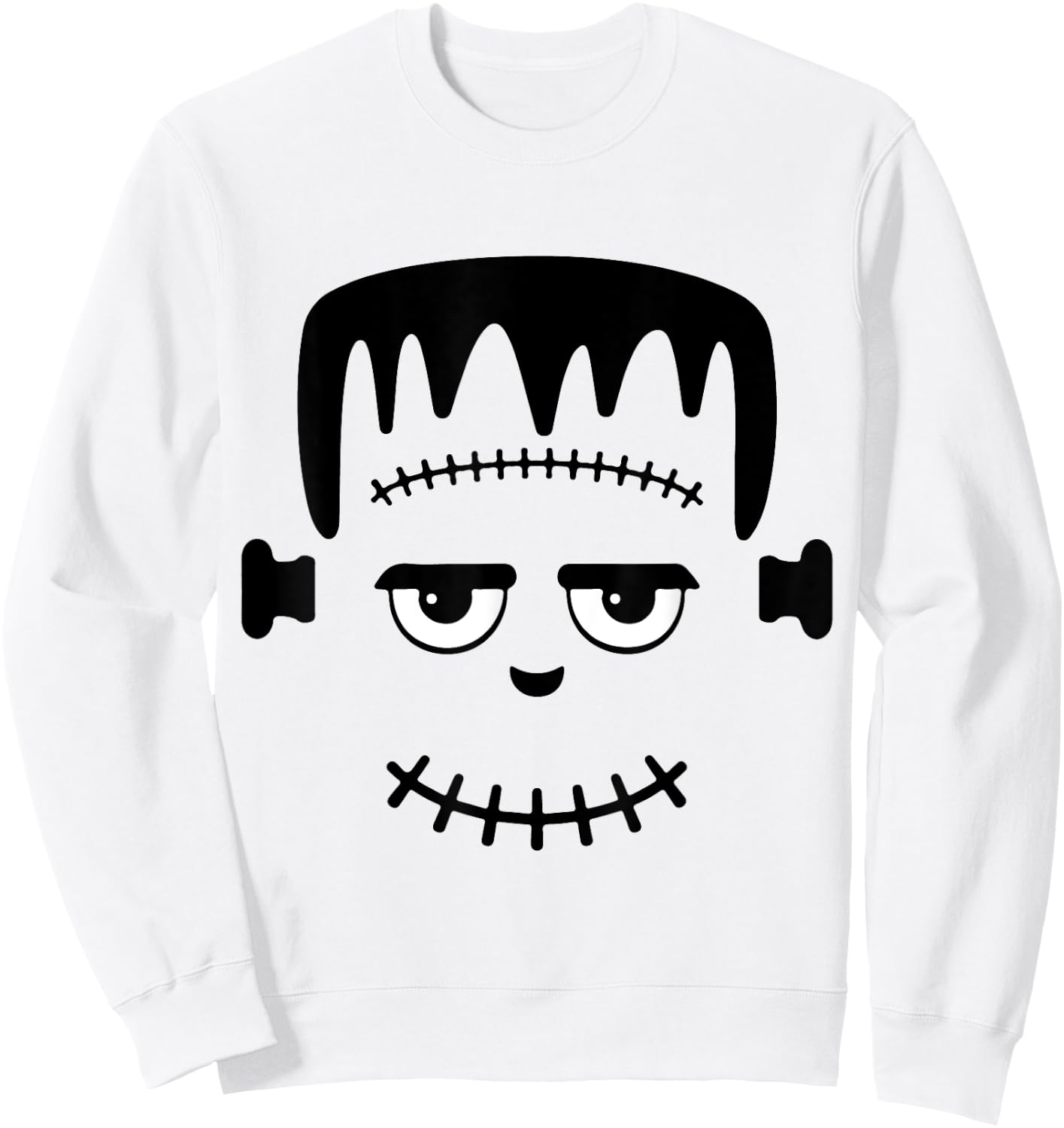 Frankenstein Monster Halloween Costume Sweatshirt - Sweatshirt | White