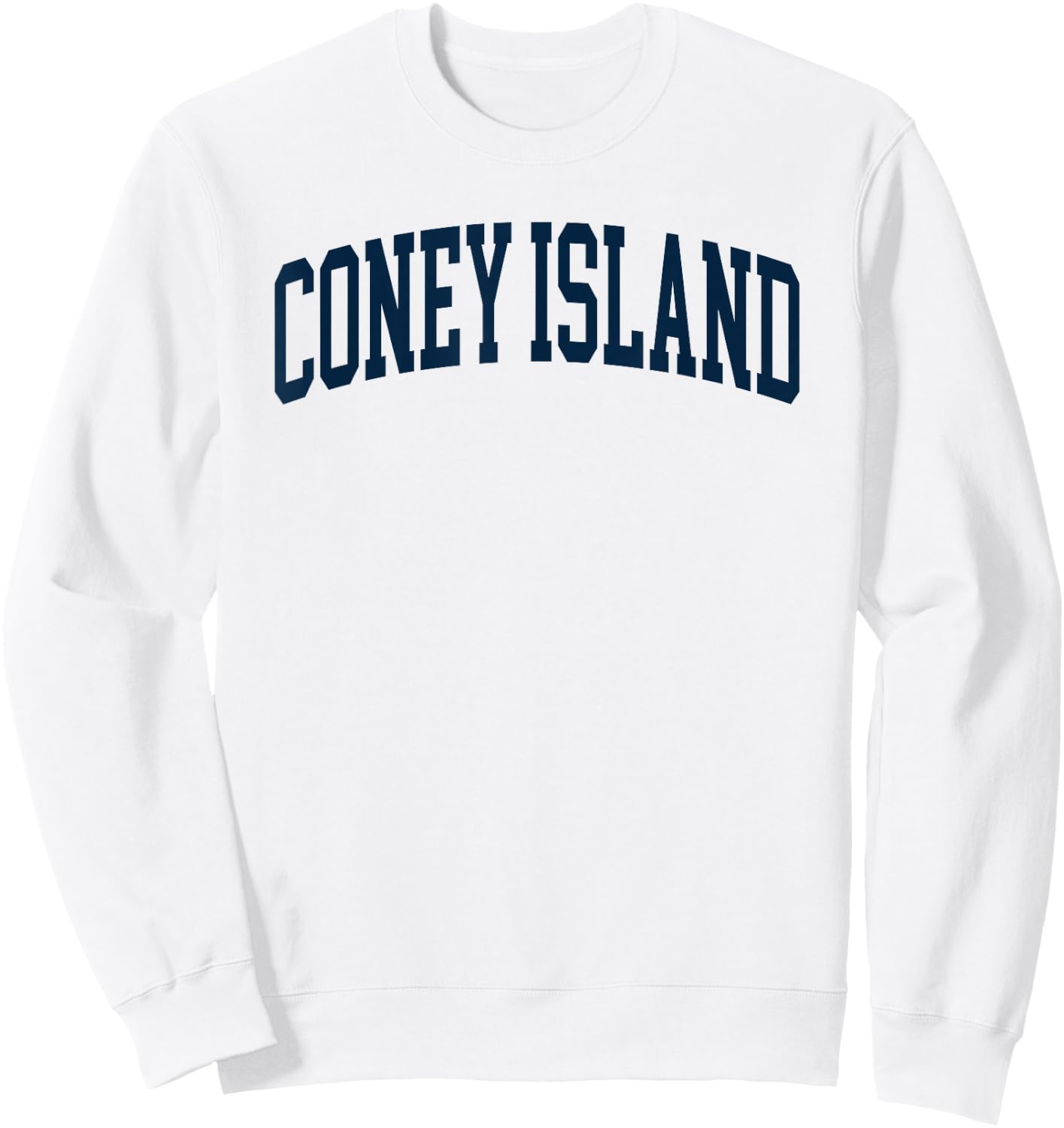 Coney Island New York Souvenir Retro Preppy Throwback Sweatshirt - Sweatshirt | White