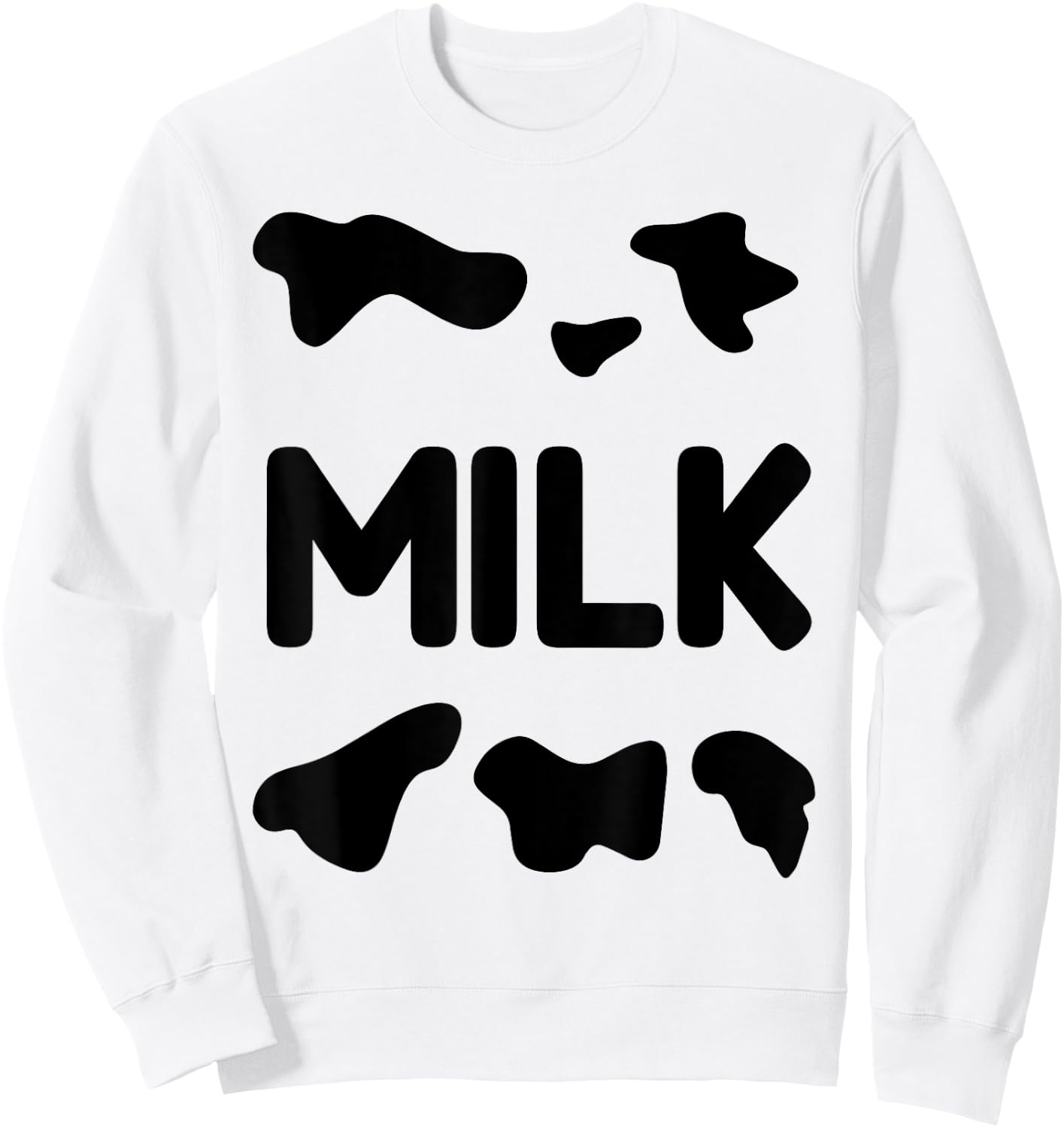 Funny Dairy Milk Carton Easy Costume Sweatshirt - Sweatshirt | White