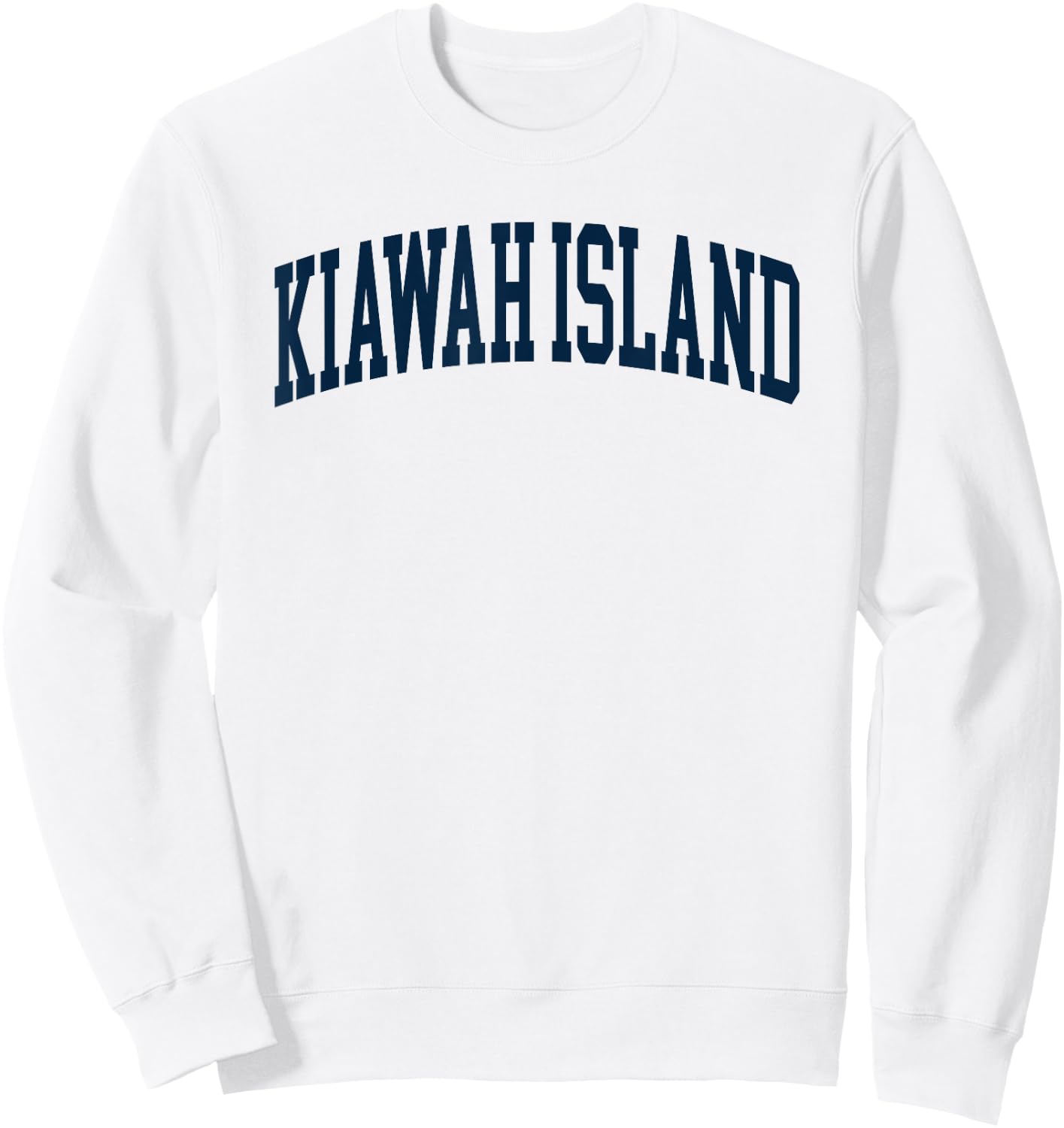Kiawah Island South Carolina Souvenir Retro Preppy Throwback Sweatshirt - Sweatshirt | White