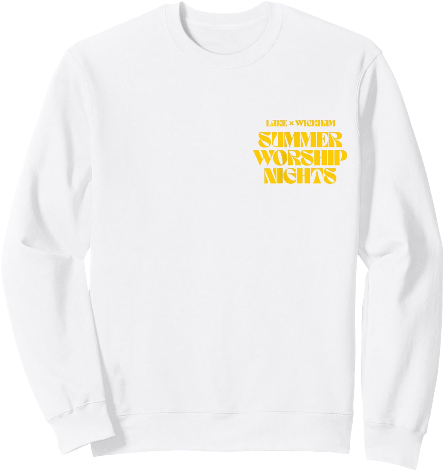 Summer Worship Nights White '24 Sweatshirt - Sweatshirt | White