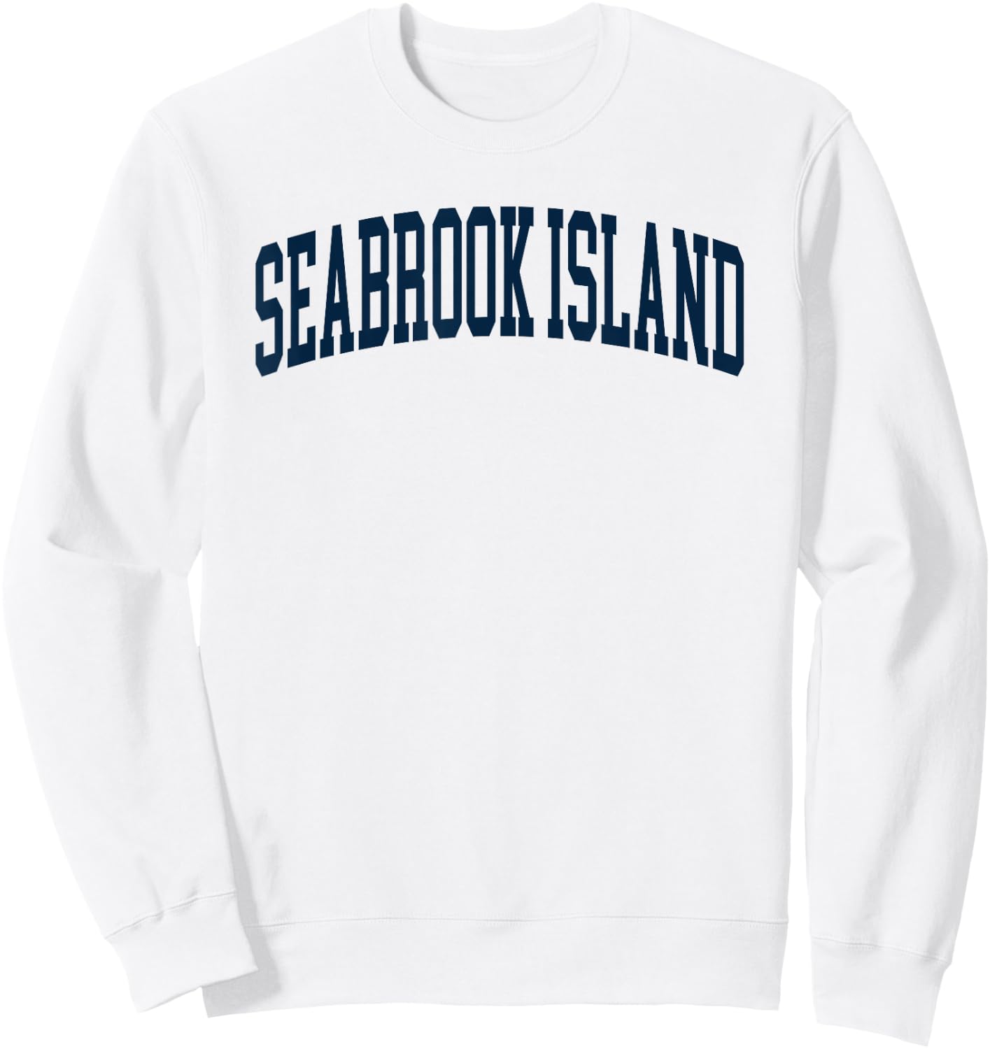 Seabrook Island South Carolina Retro Preppy Throwback Sweatshirt - Sweatshirt | White