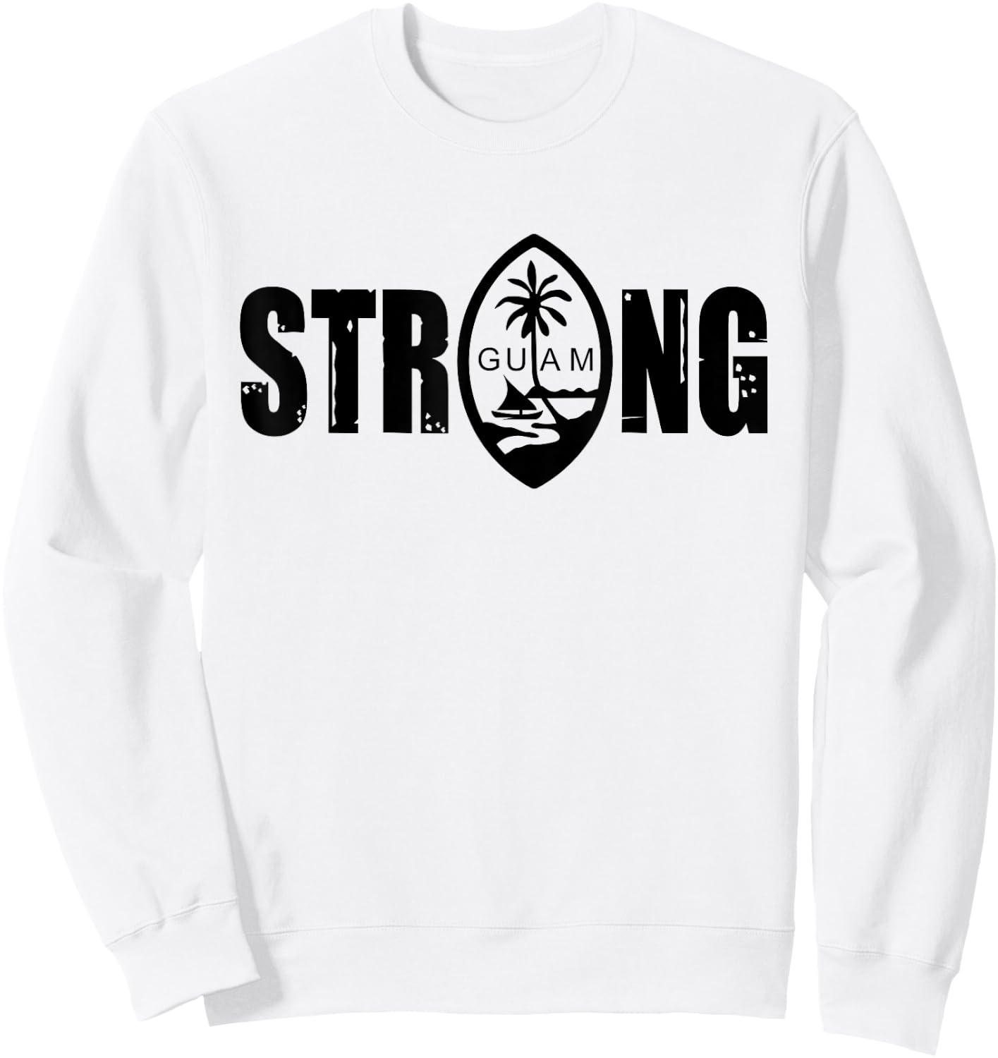 Guam Strong | Seal of Guam Sweatshirt - Sweatshirt | White