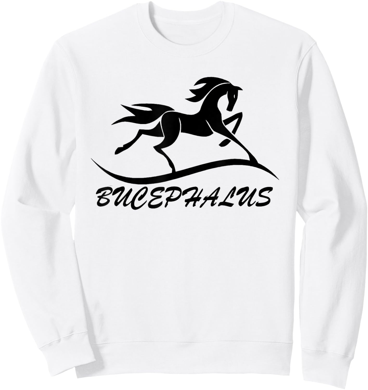 Bucephalus - Alexander the Great Horse - Hippology History Sweatshirt - Sweatshirt | White
