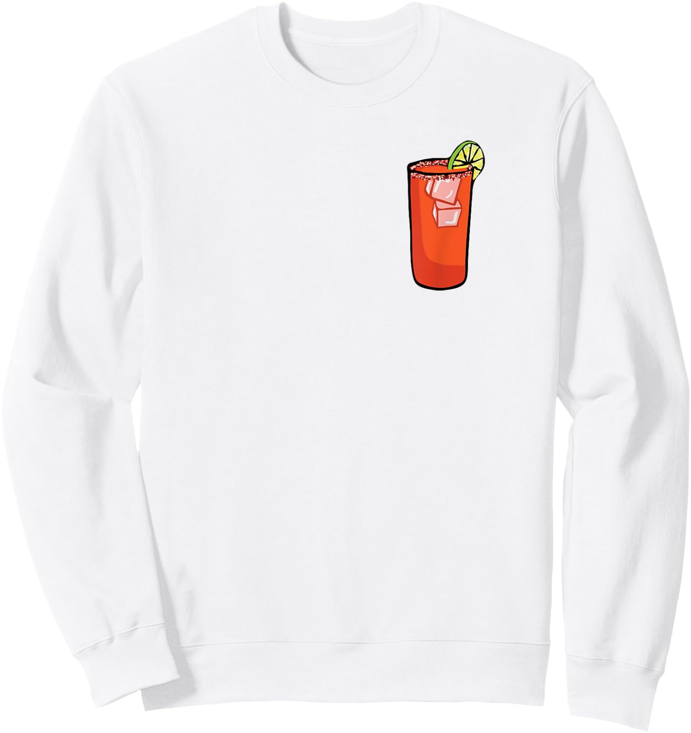 Michelada Beer Cocktail Vacation Sweatshirt - Sweatshirt | White