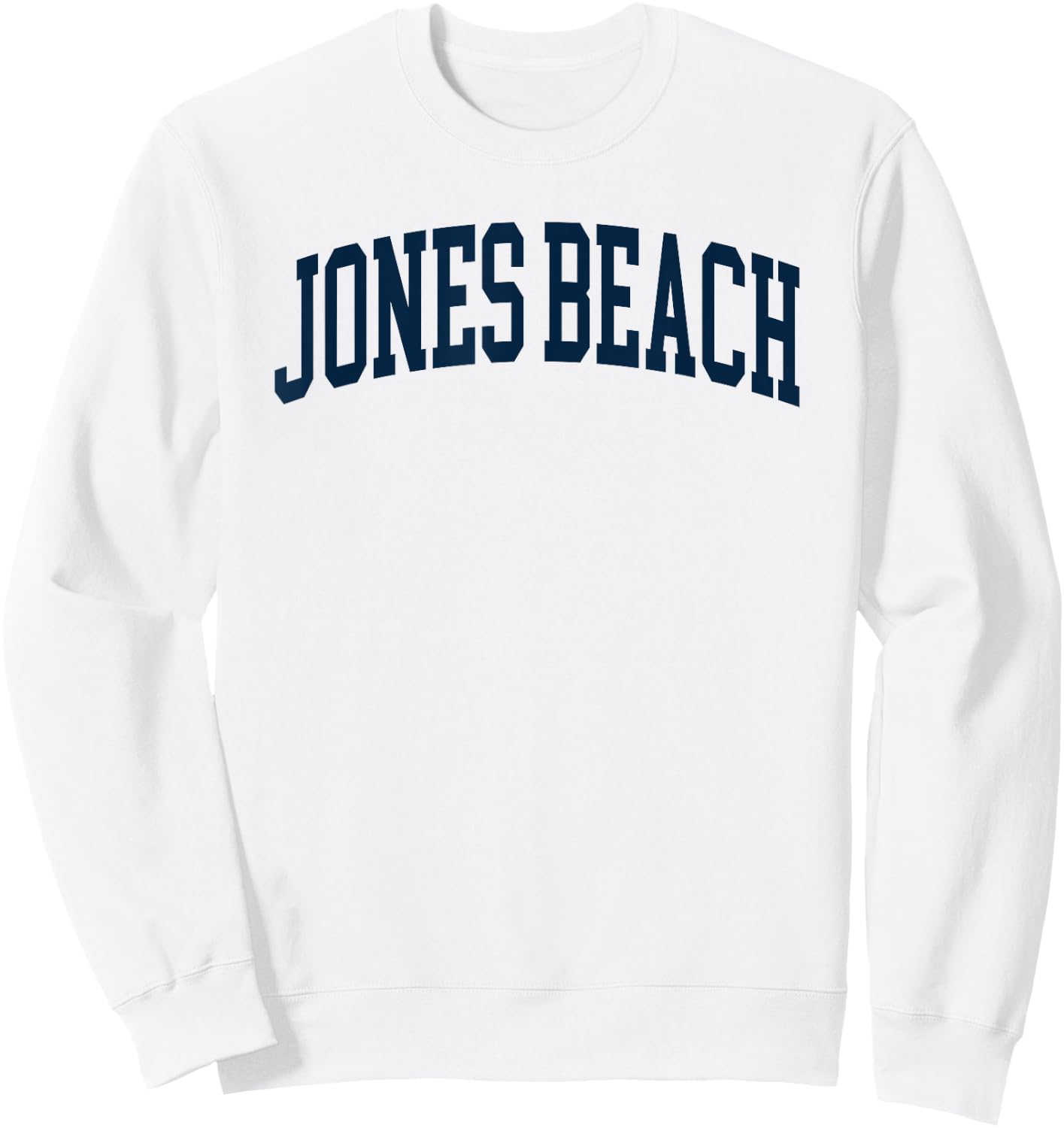 Jones Beach New York Souvenir Retro Preppy Throwback Sweatshirt - Sweatshirt | White