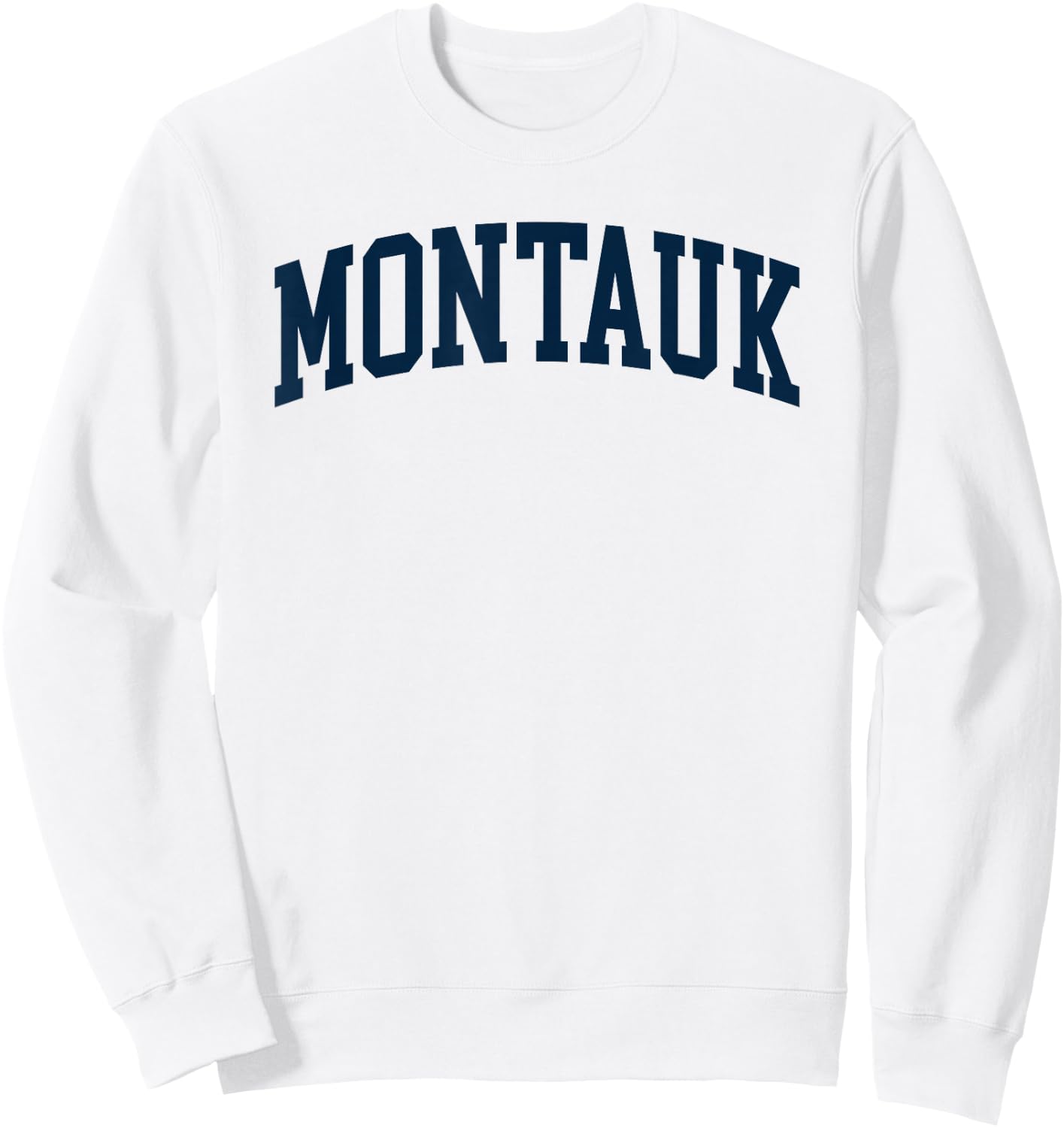Montauk New York Souvenir Retro Preppy Throwback Sweatshirt - Sweatshirt | White