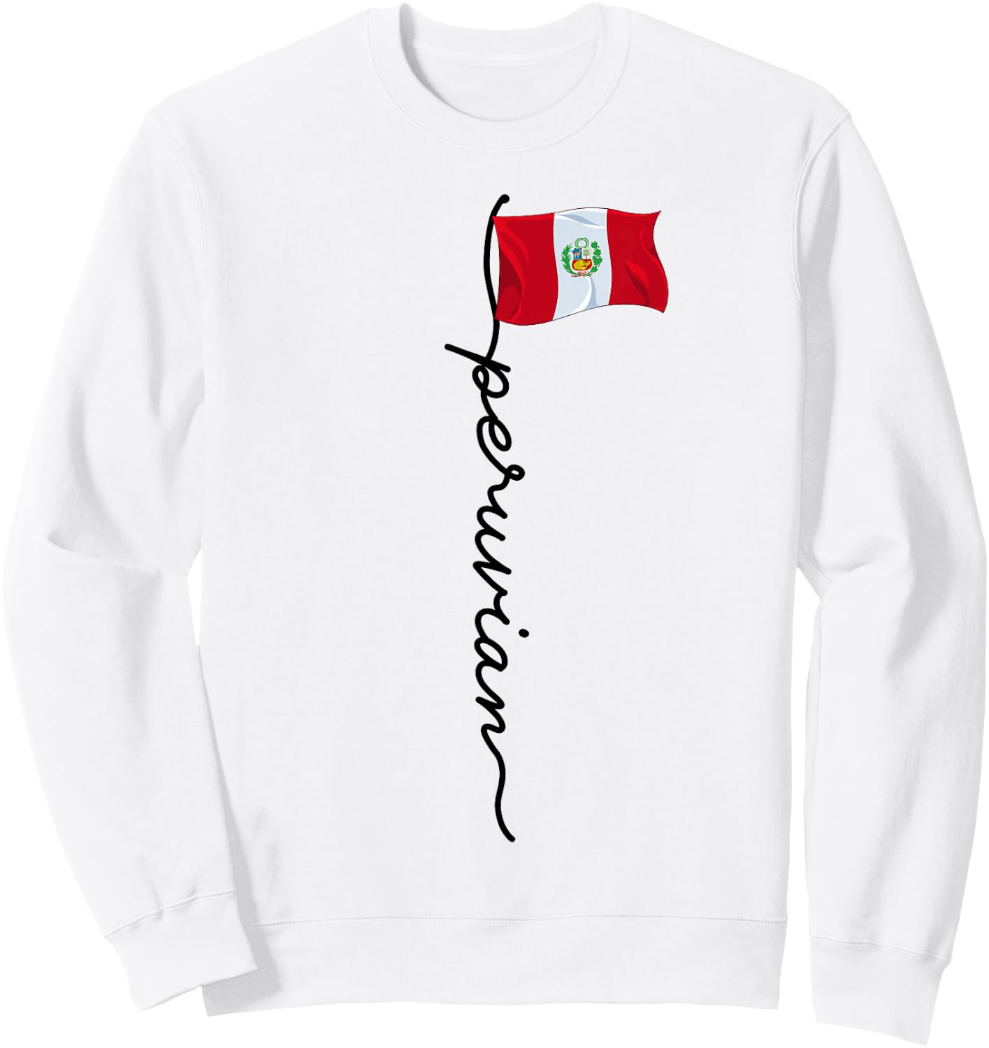 Peru Signature Peruvian Sweatshirt - Sweatshirt | White