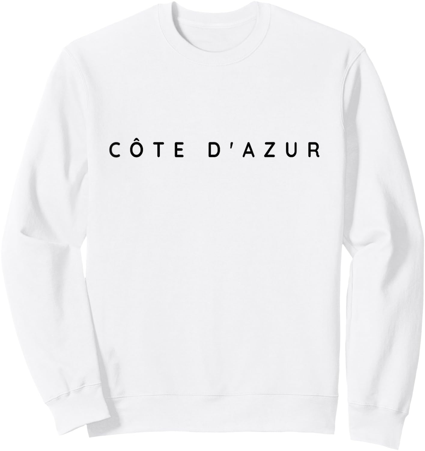 Cote D'Azur Souvenirs / CÔTE D'AZUR Holiday Beach Resort Sweatshirt - Sweatshirt | White