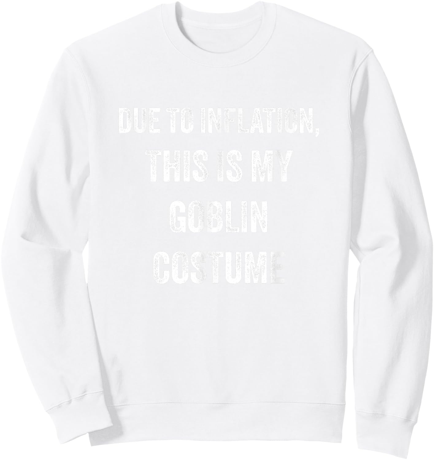 Goblin Halloween Costume Sweatshirt - Sweatshirt | White
