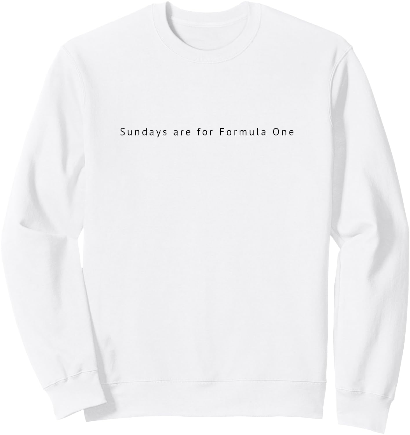 Sundays F1 Design Sweatshirt - Sweatshirt | White
