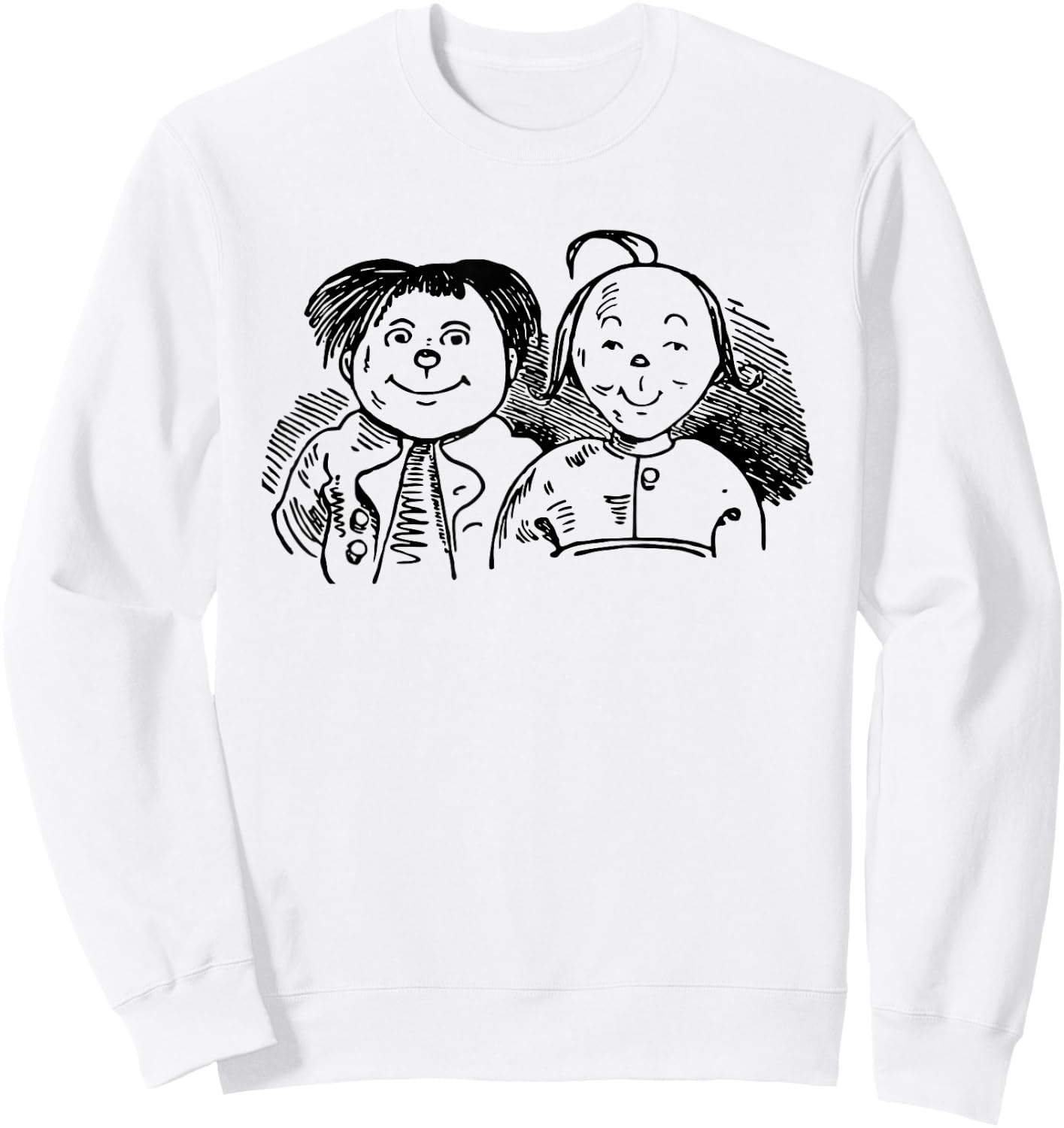 Max and Moritz Wilhelm Busch German children's book classic Sweatshirt - Sweatshirt | White
