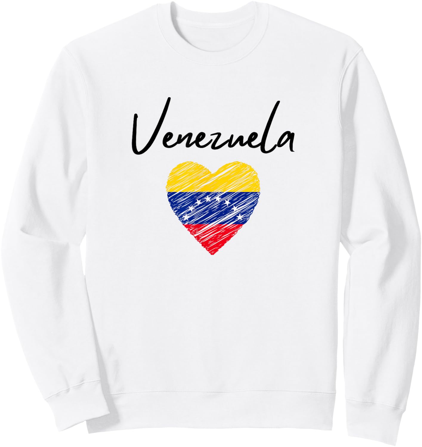 Venezuela Love Souvenir Free Sweatshirt - Sweatshirt | White