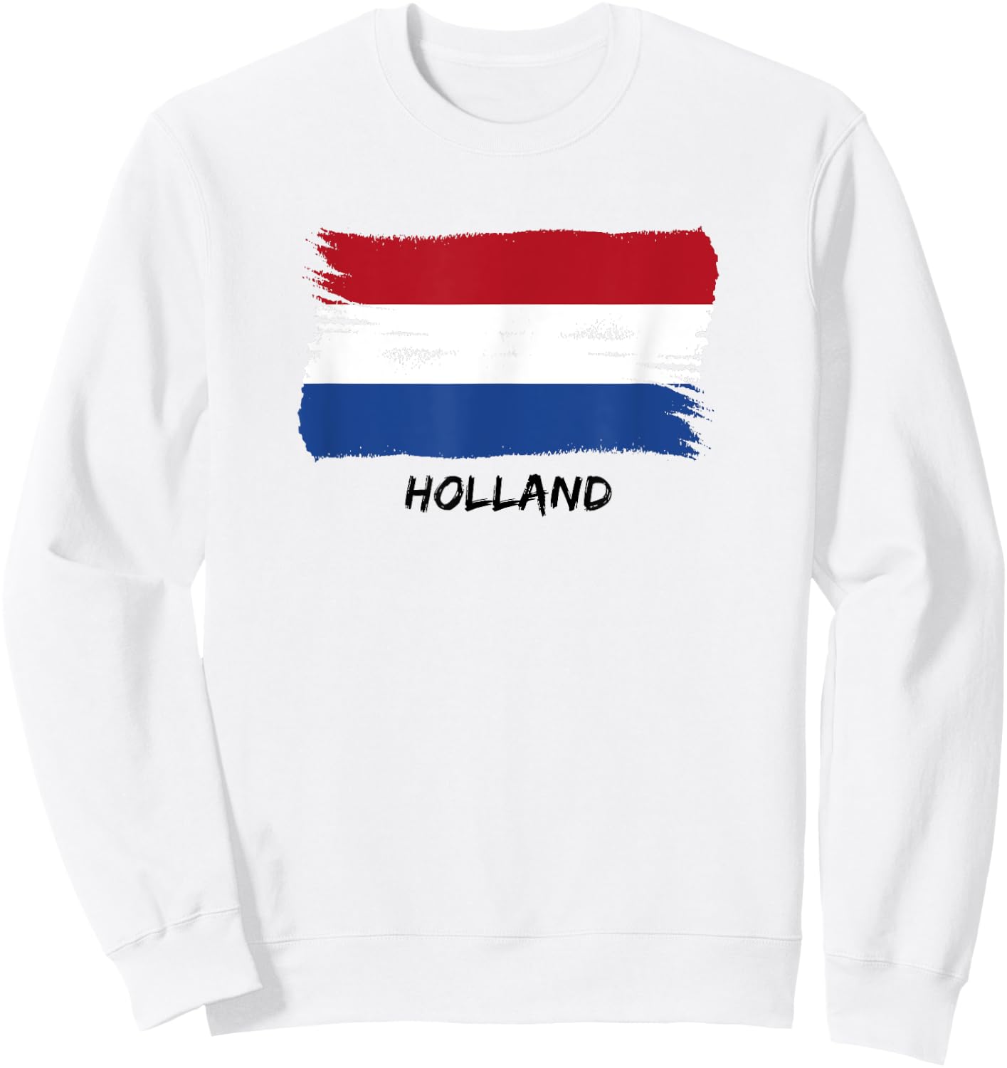 Dutch Orange Fan Flag Holland Sweatshirt - Sweatshirt | White