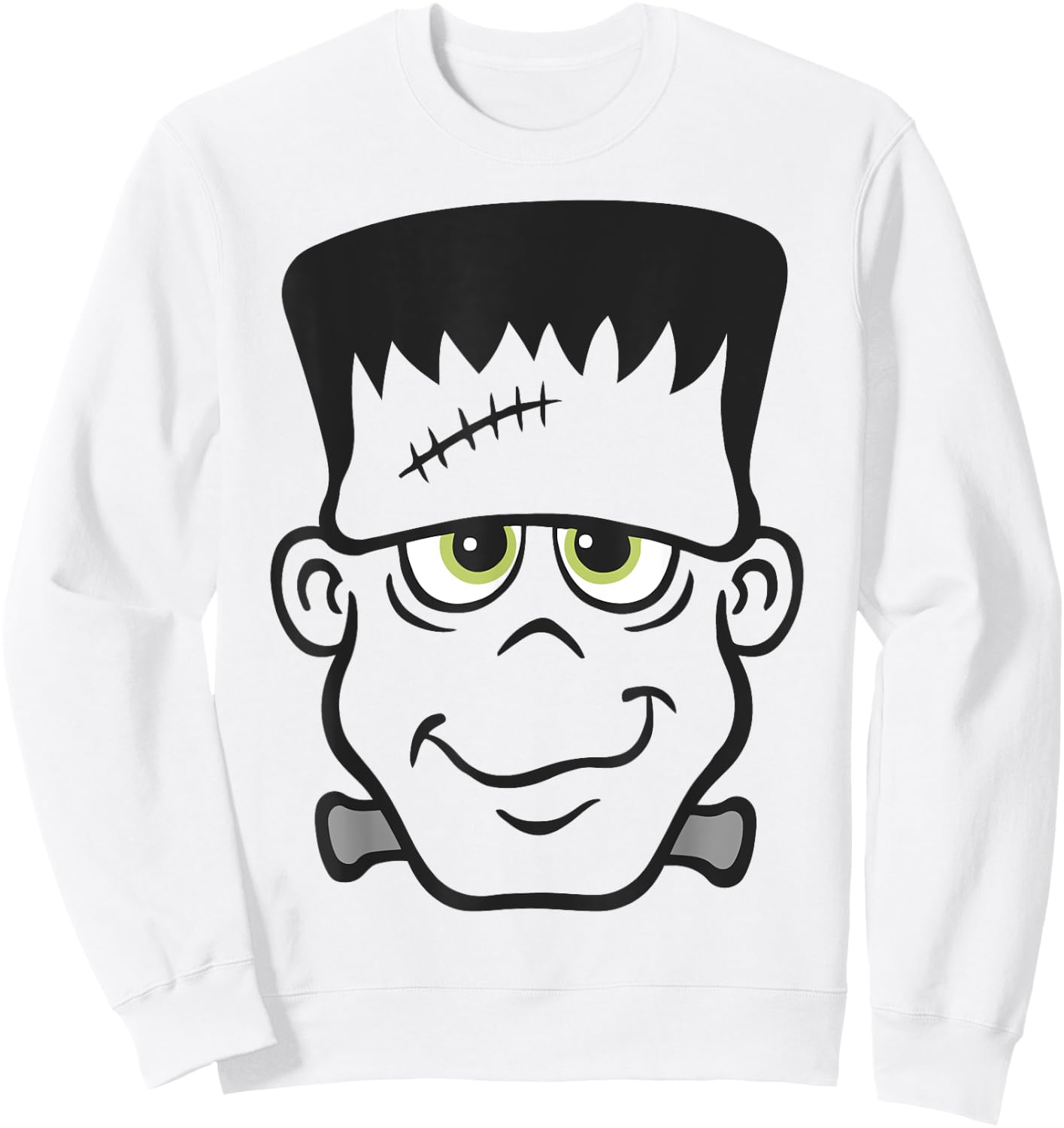 Frankenstein Monster Halloween Costume Sweatshirt - Sweatshirt | White