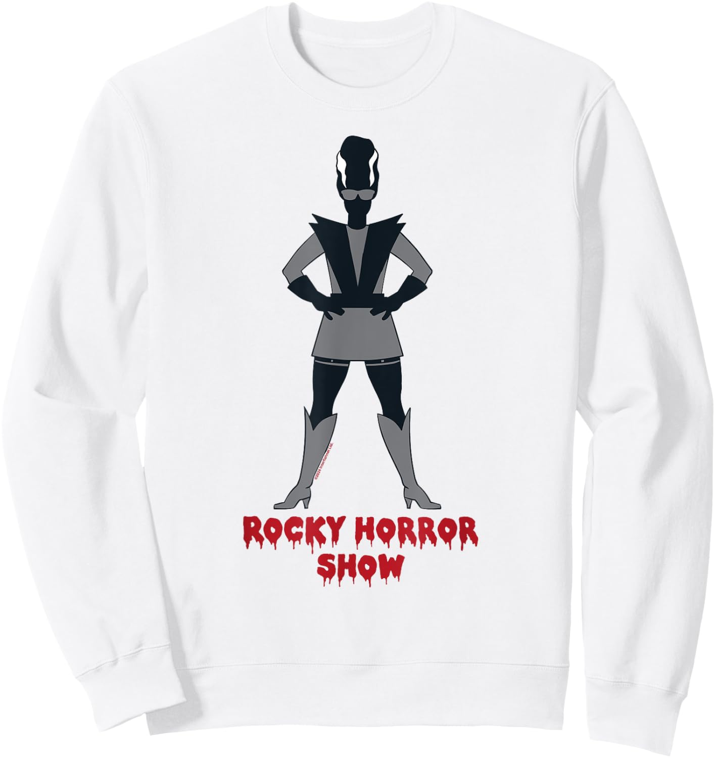 Rocky Horror Show Magenta Sweatshirt - Sweatshirt | White
