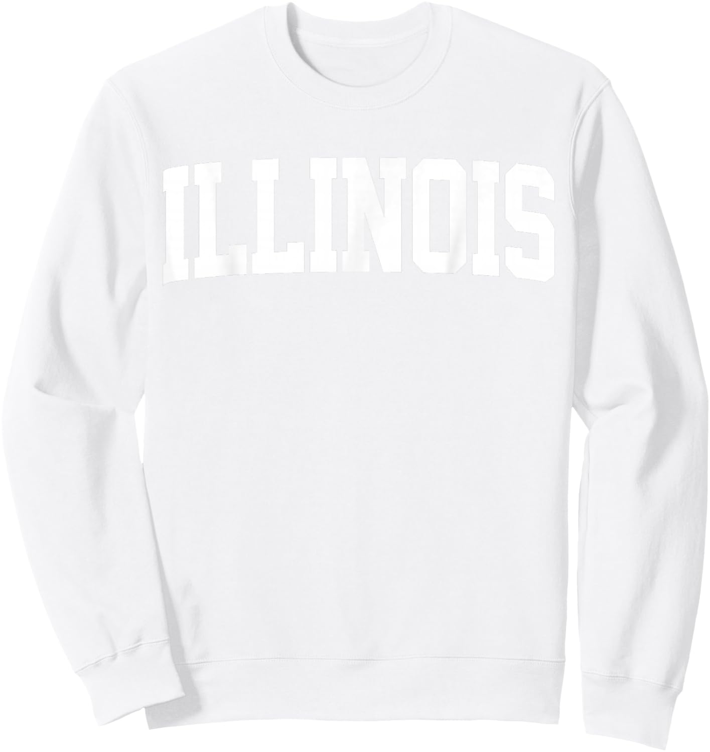Retro Illinois Vintage Illinois Orange Throwback IL Sweatshirt - Sweatshirt | White