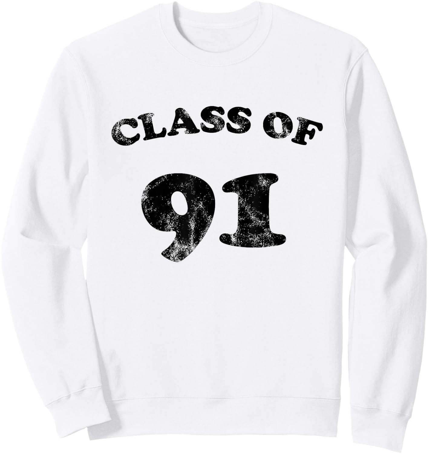 Vintage Class of 91 Sweatshirt - Sweatshirt | White