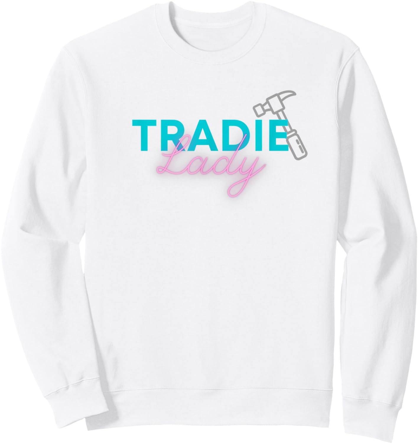 Women's Tradie Lady General Contractor Shirt Sweatshirt - Sweatshirt | White