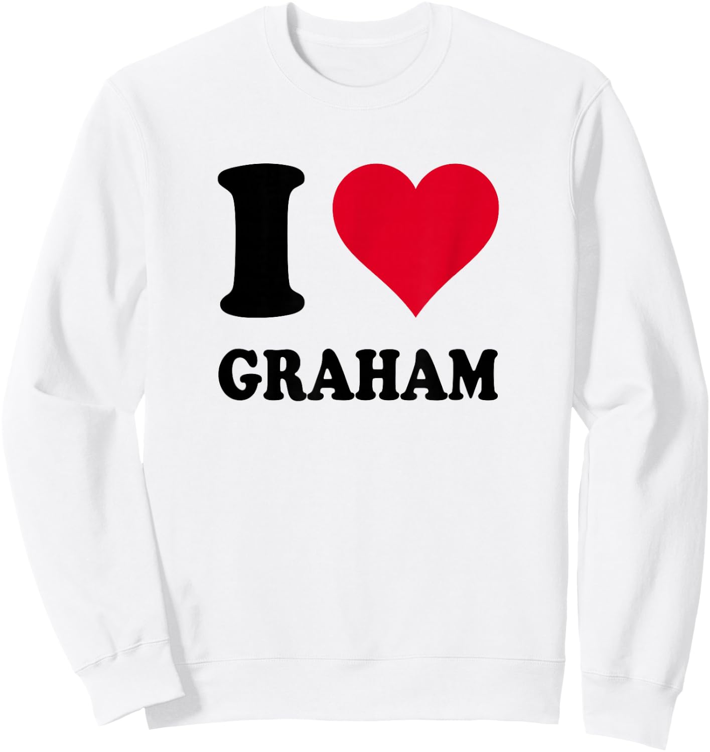 I Love Graham Sweatshirt - Sweatshirt | White
