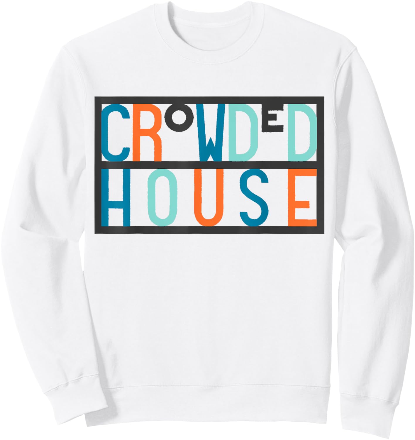 Crowded House – Logo On White Sweatshirt - Sweatshirt | White