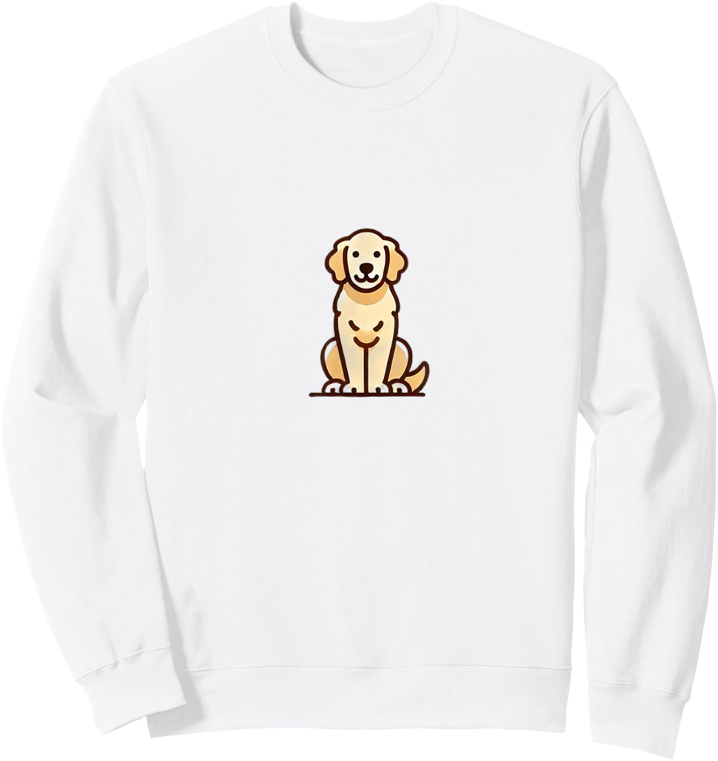 Golden Retriever Sweatshirt - Sweatshirt | White