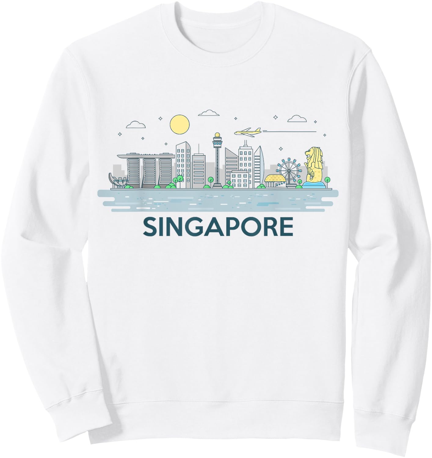 Singapore Kids Sweatshirt - Sweatshirt | White