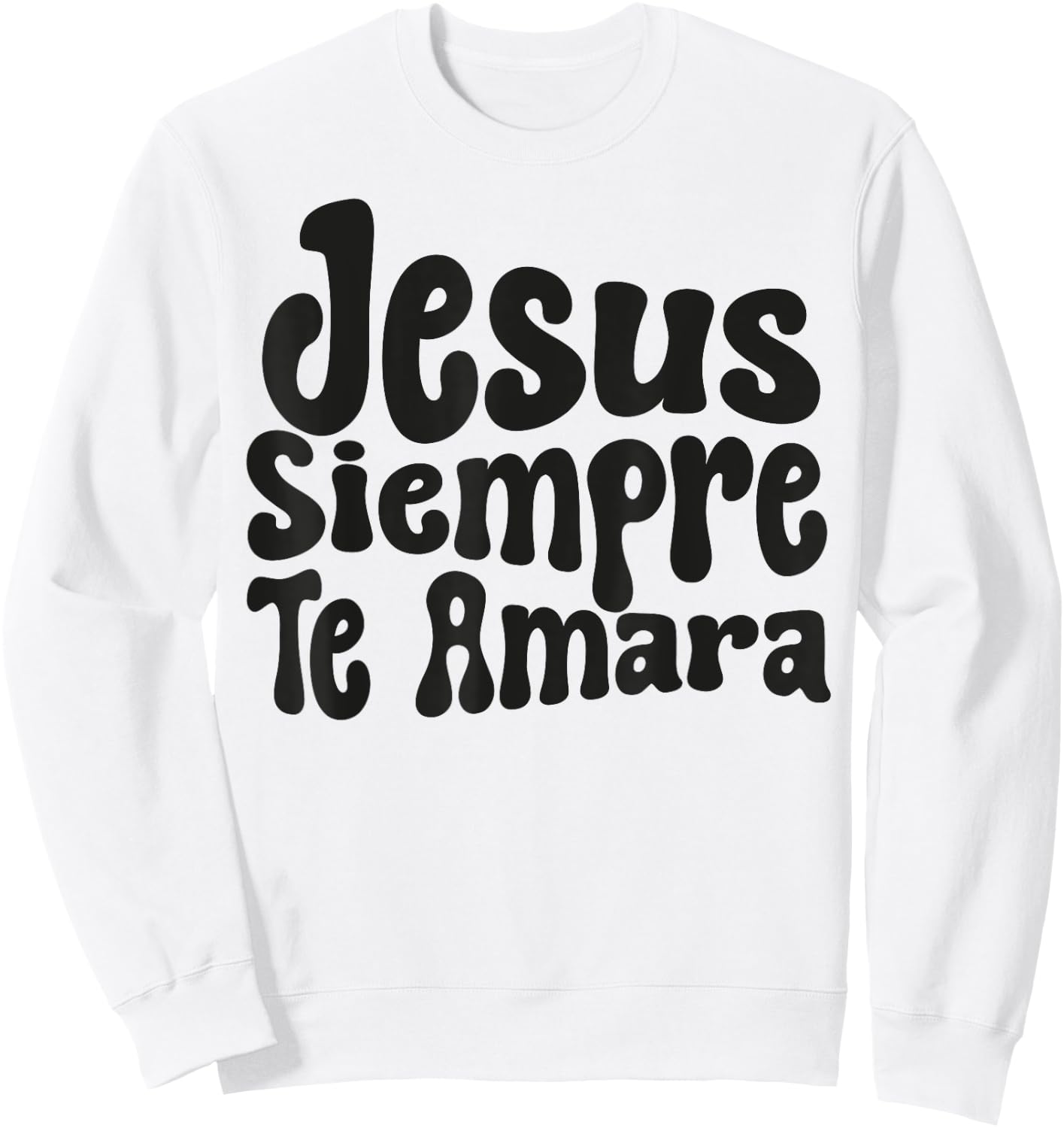 Camiseta cristiana en espanol Hombre Mujer Spanish Christian Sweatshirt - Sweatshirt | White