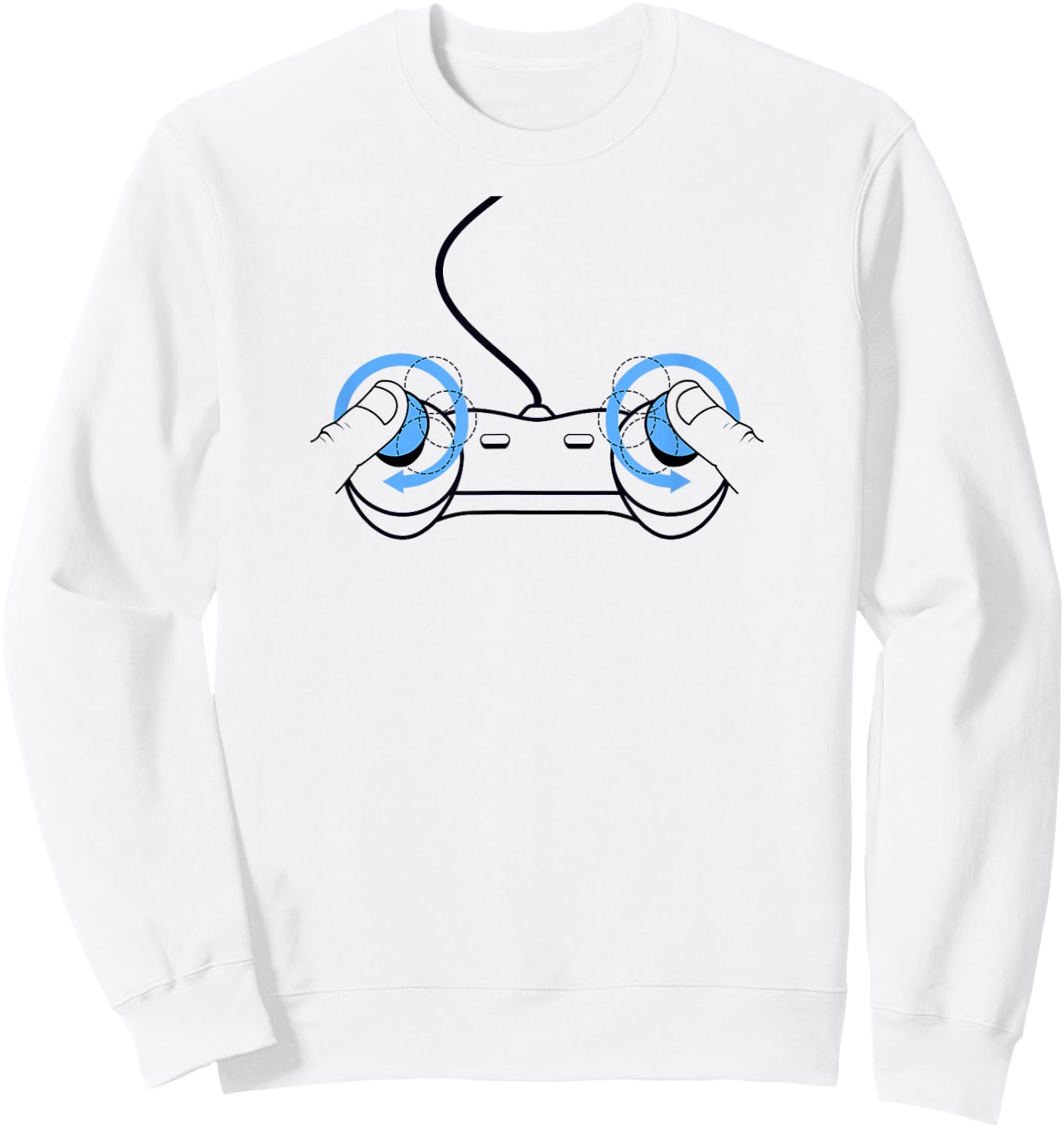 Funny boobs controller design Sweatshirt - Sweatshirt | White