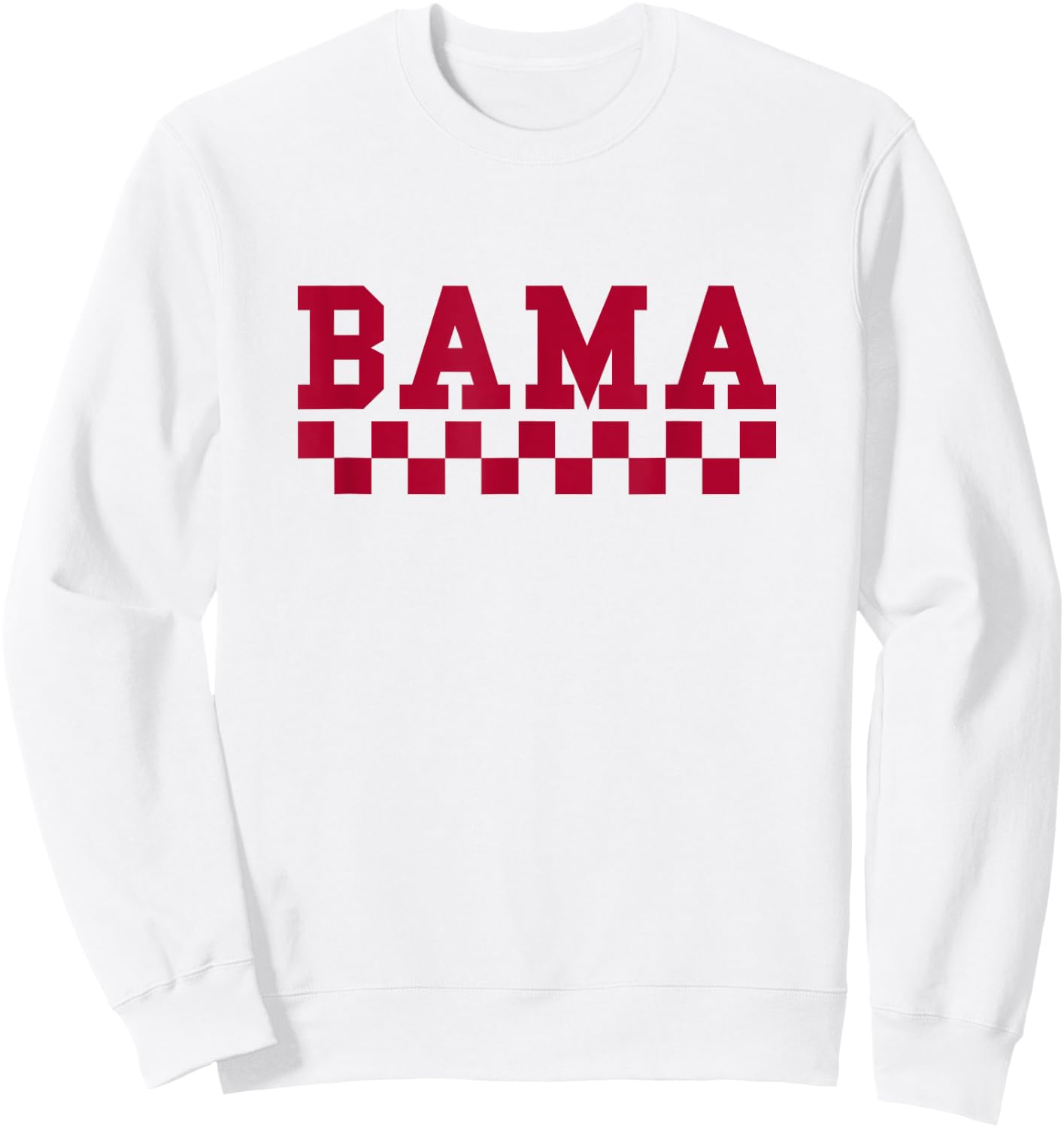 ALABAMA - Throwback Design - Classic Sweatshirt - Sweatshirt | White