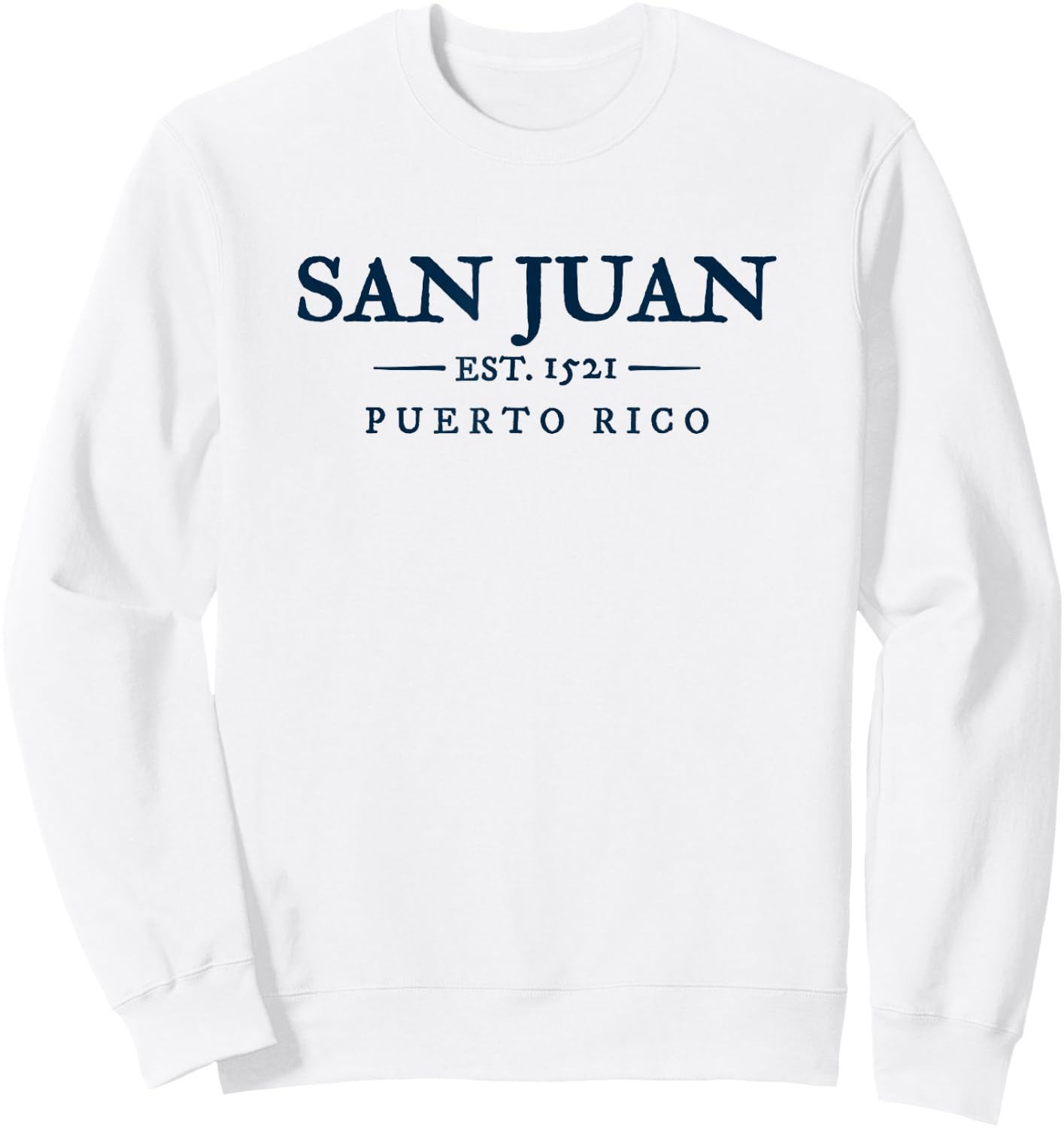 San Juan Puerto Rico Retro Throwback Vacation Souvenir Sweatshirt - Sweatshirt | White