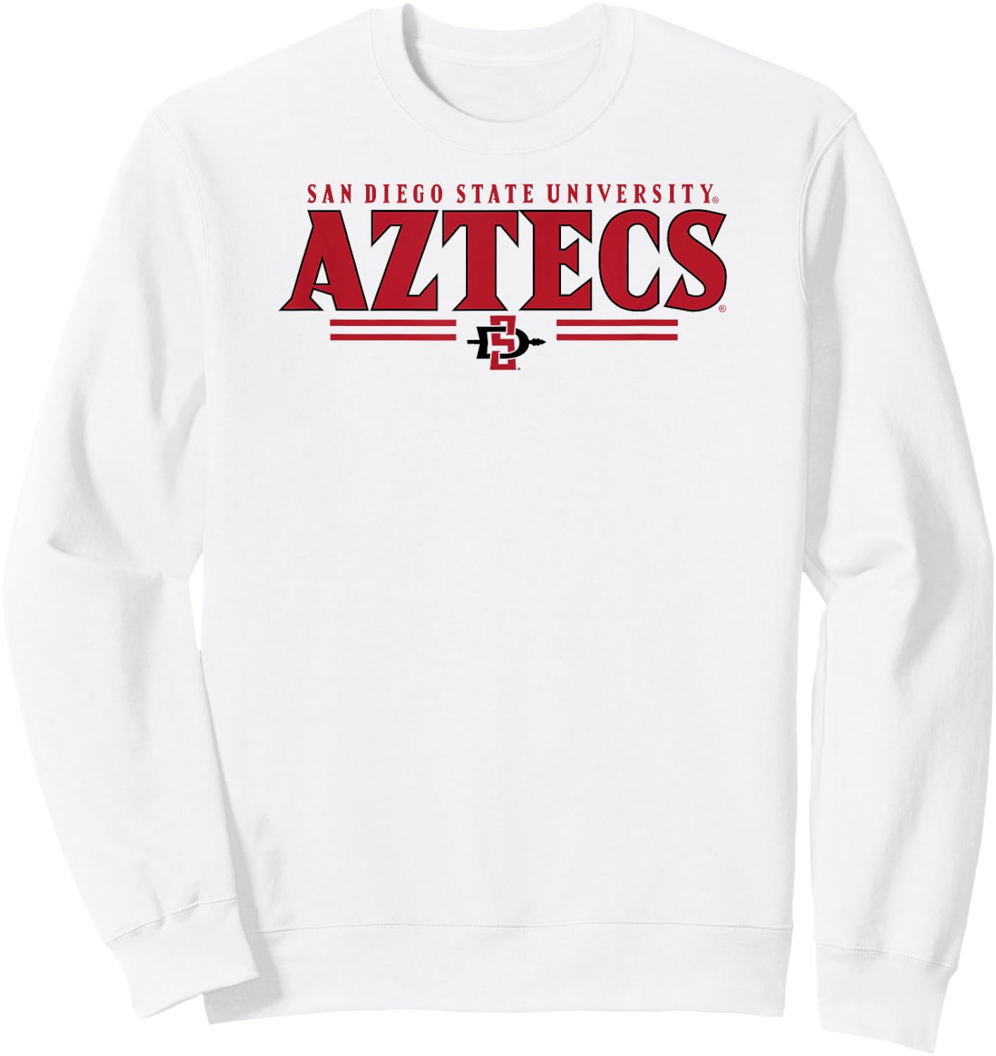 San Diego State Aztecs Regalia Officially Licensed Sweatshirt - Sweatshirt | White