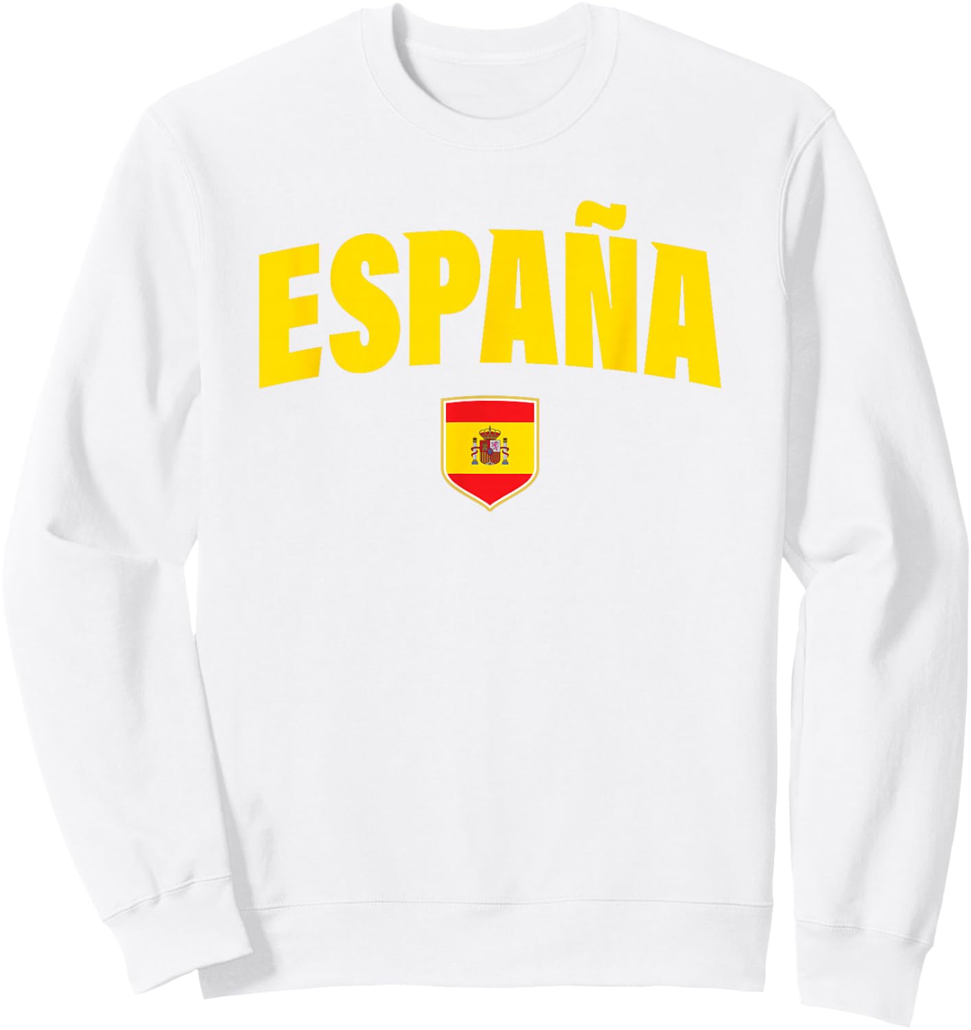 Retro Spanish Flag Spain Shirt Vintage España boys & girls Sweatshirt - Sweatshirt | White