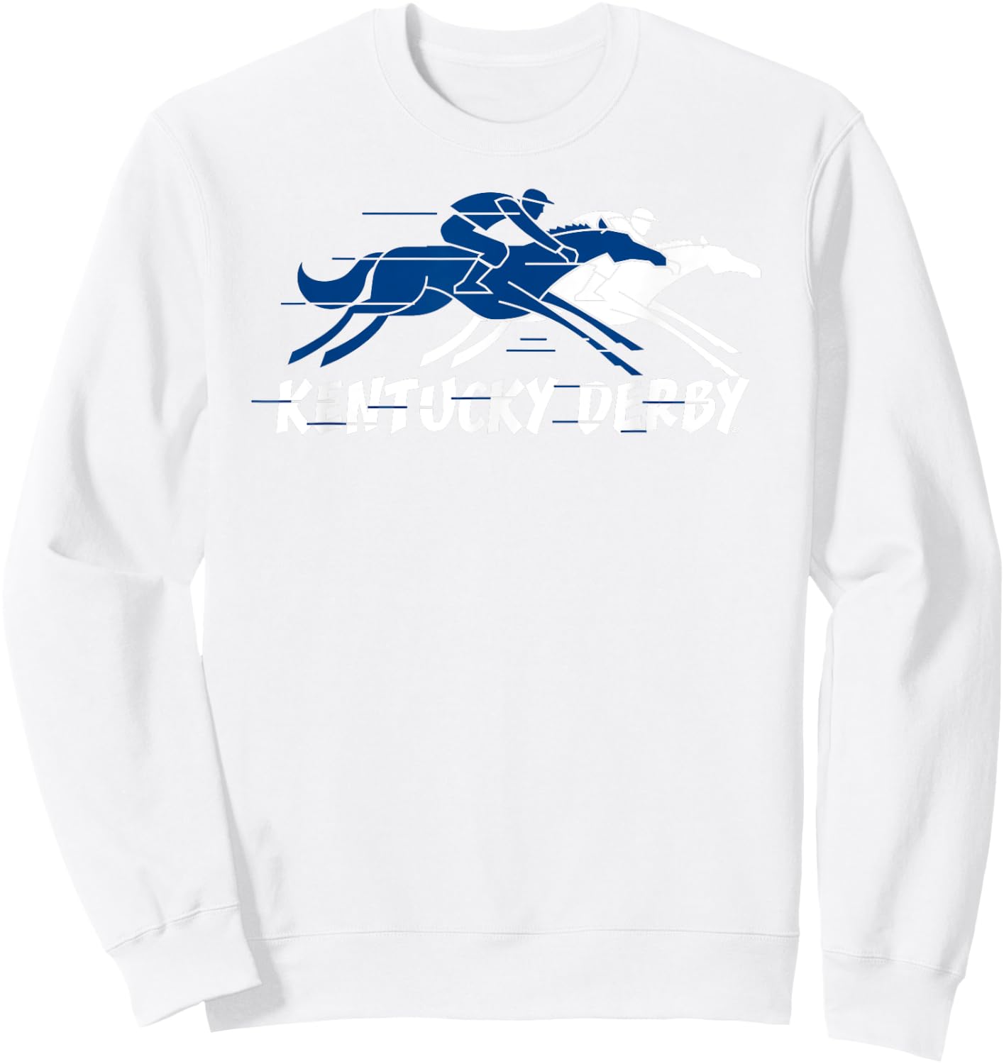 Kentucky Derby Horse Race Officially Licensed Sweatshirt - Sweatshirt | White