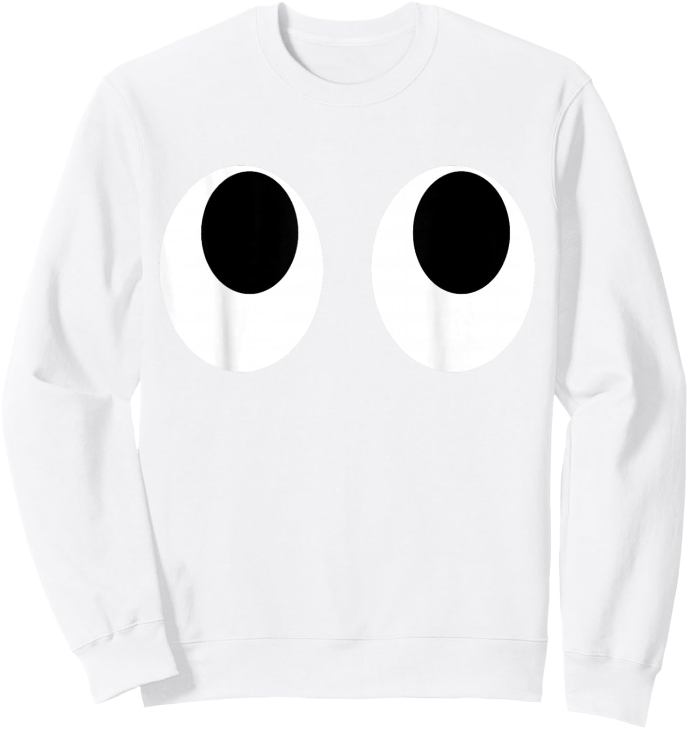 DIY Arcade Game Ghost Eyes Halloween Group Costume Sweatshirt - Sweatshirt | White