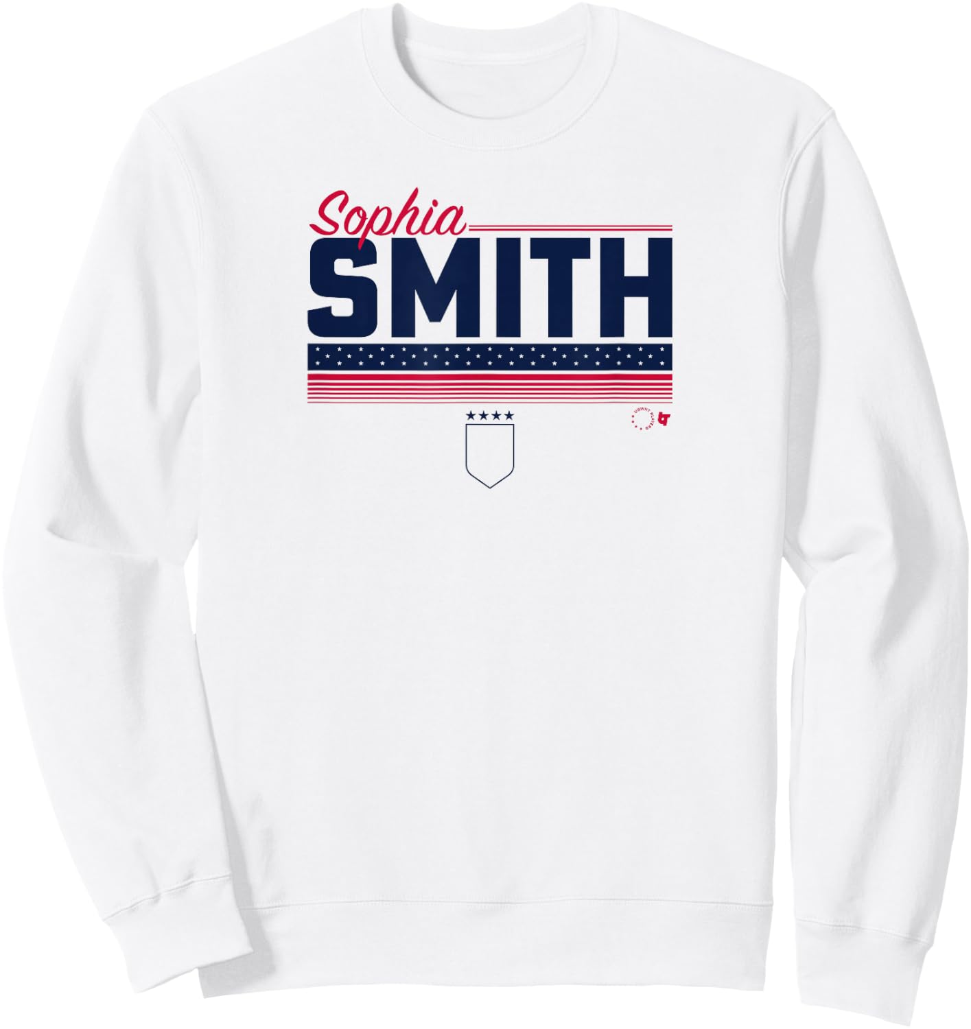 Sophia Smith Stripe USWNTPA - USA Soccer Sweatshirt - Sweatshirt | White