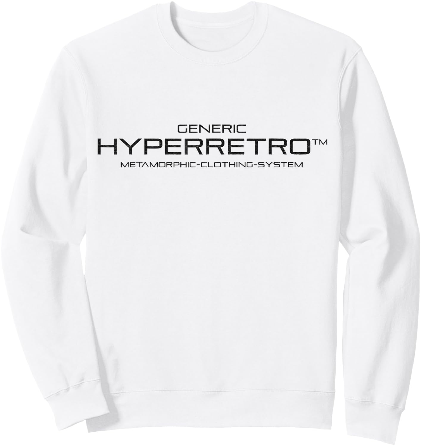 Retro Hypercolor Nineties metamorphic Raves Raving Dance Sweatshirt - Sweatshirt | White