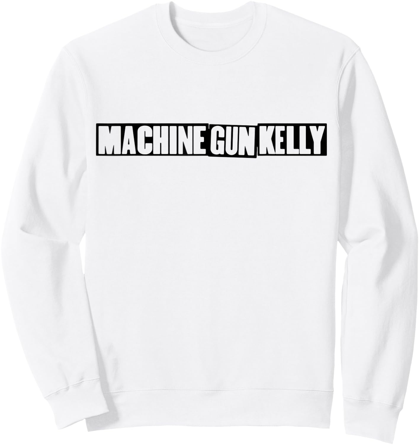 Official Machine Gun Kelly Logo Sweatshirt - Sweatshirt | White