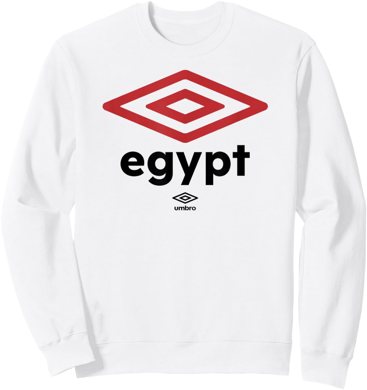 Umbro International Soccer Diamond Egypt Logo Sweatshirt - Sweatshirt | White