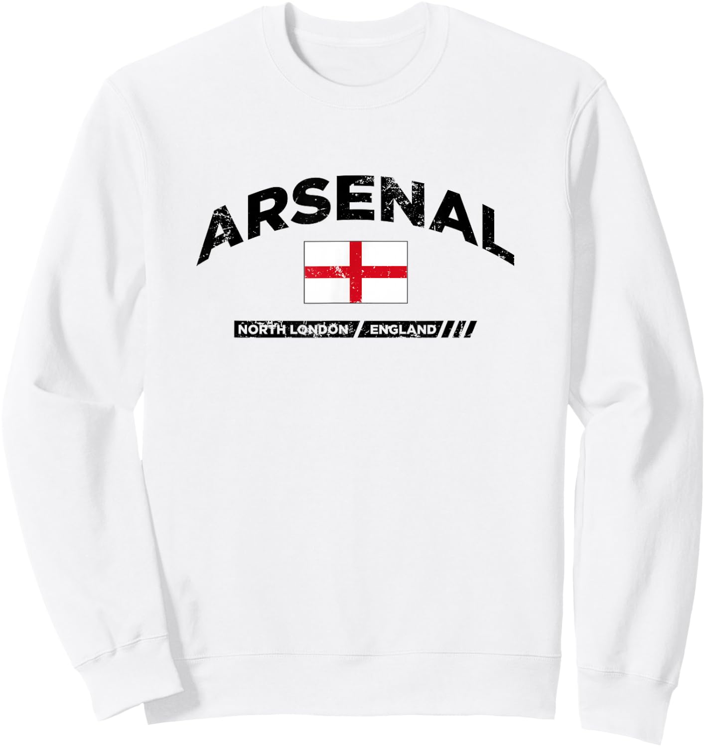 Arsenal Town of North London, England UK Sweatshirt - Sweatshirt | White