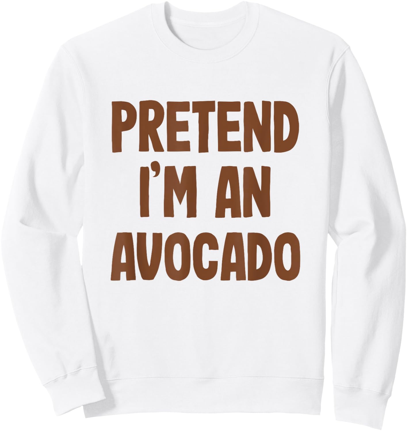 Avocado Costume Halloween Sweatshirt - Sweatshirt | White