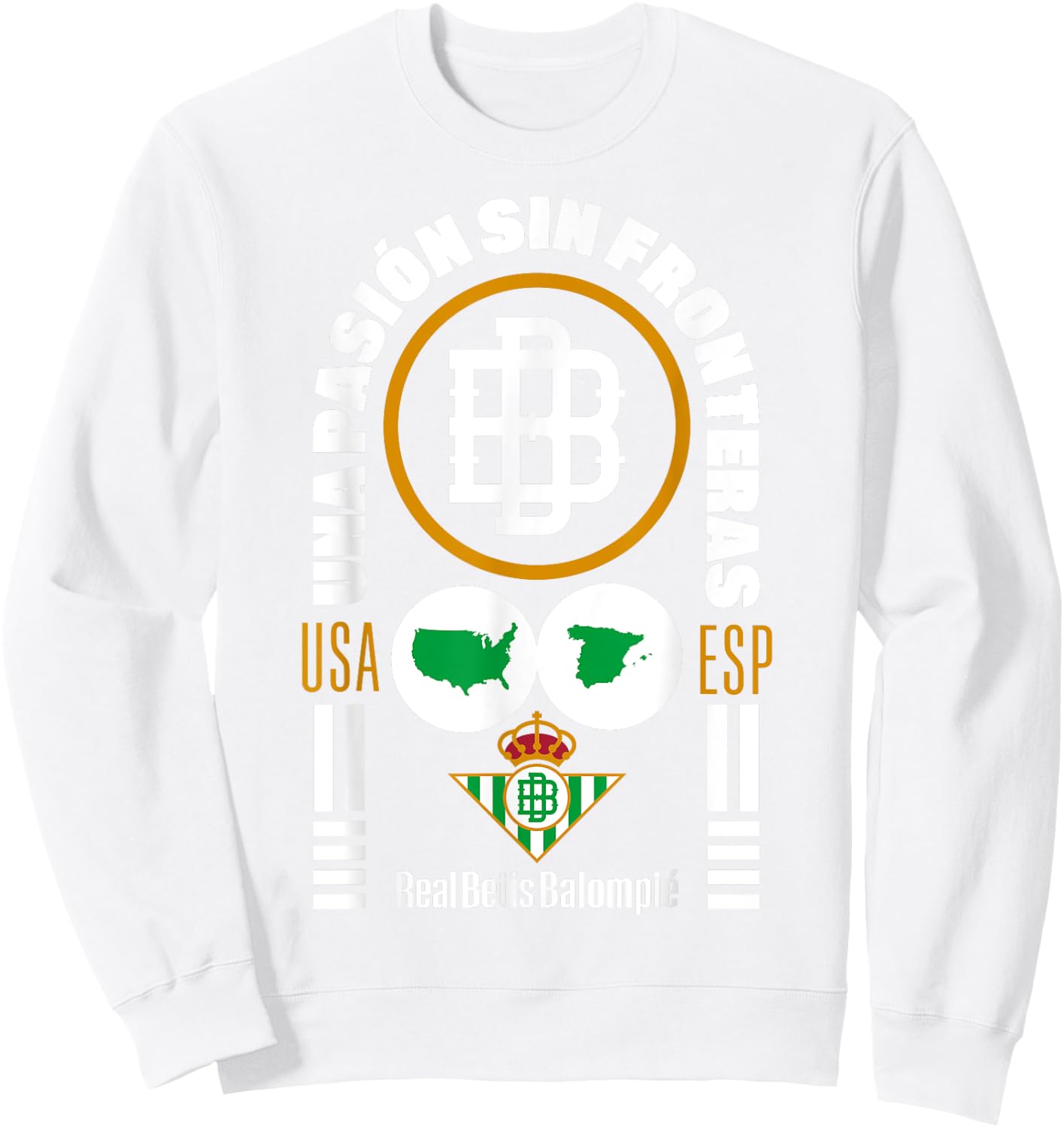 Real Betis sports exclusive collection. Sweatshirt - Sweatshirt | White